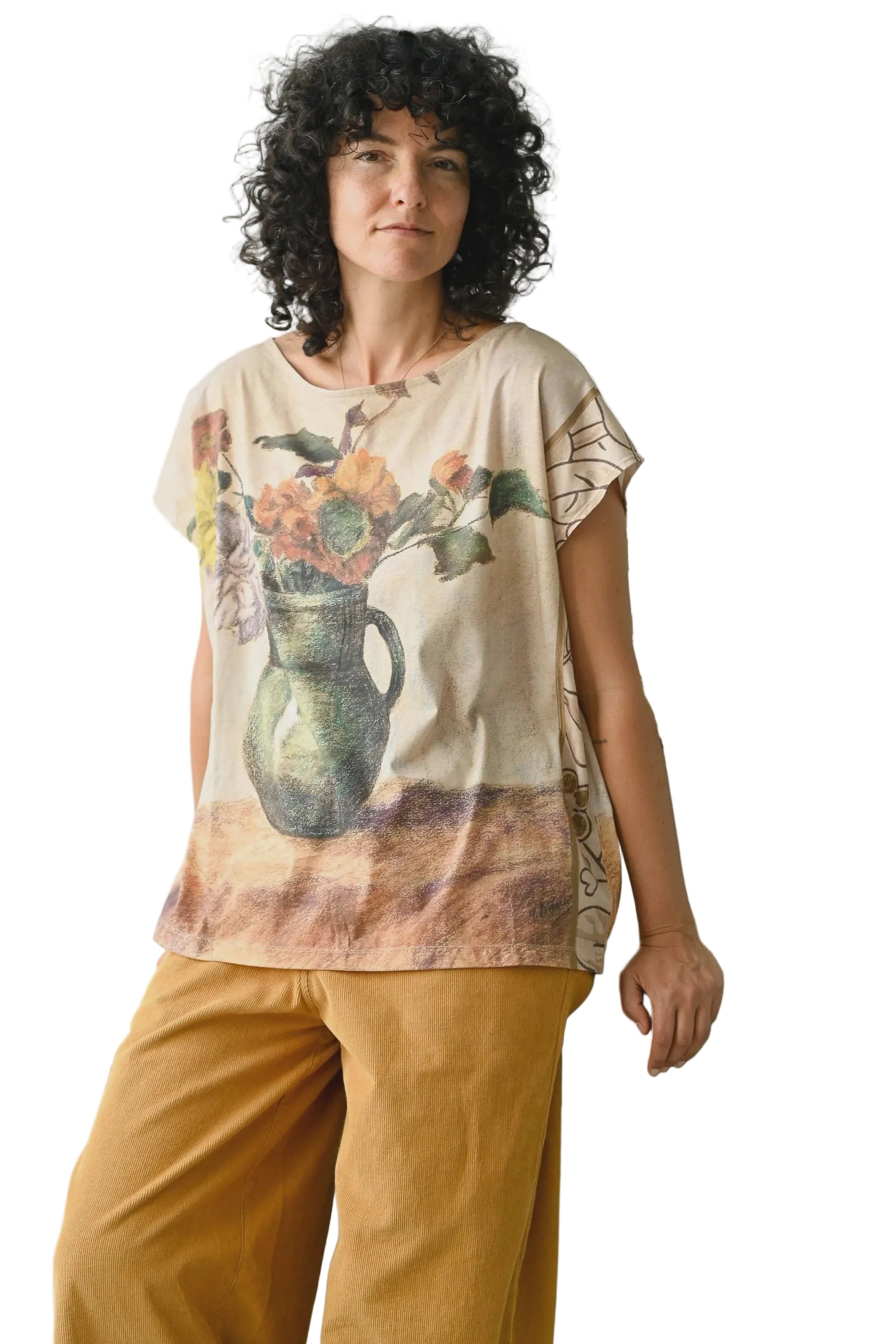 Eleanor Tee Fleurs Tops Lazybones XS/M