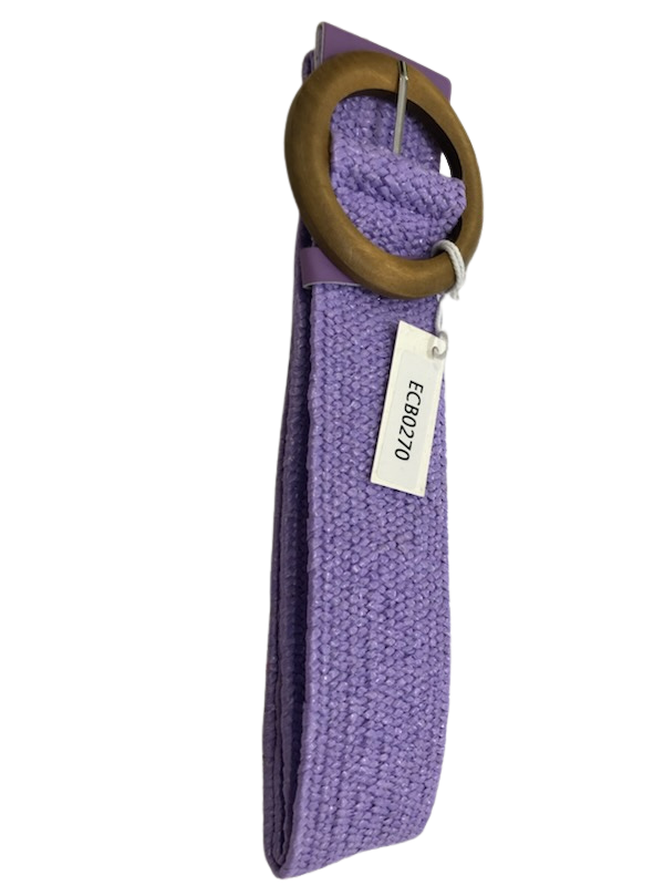 Evie Stretch Belt Lilac - Global Free Style