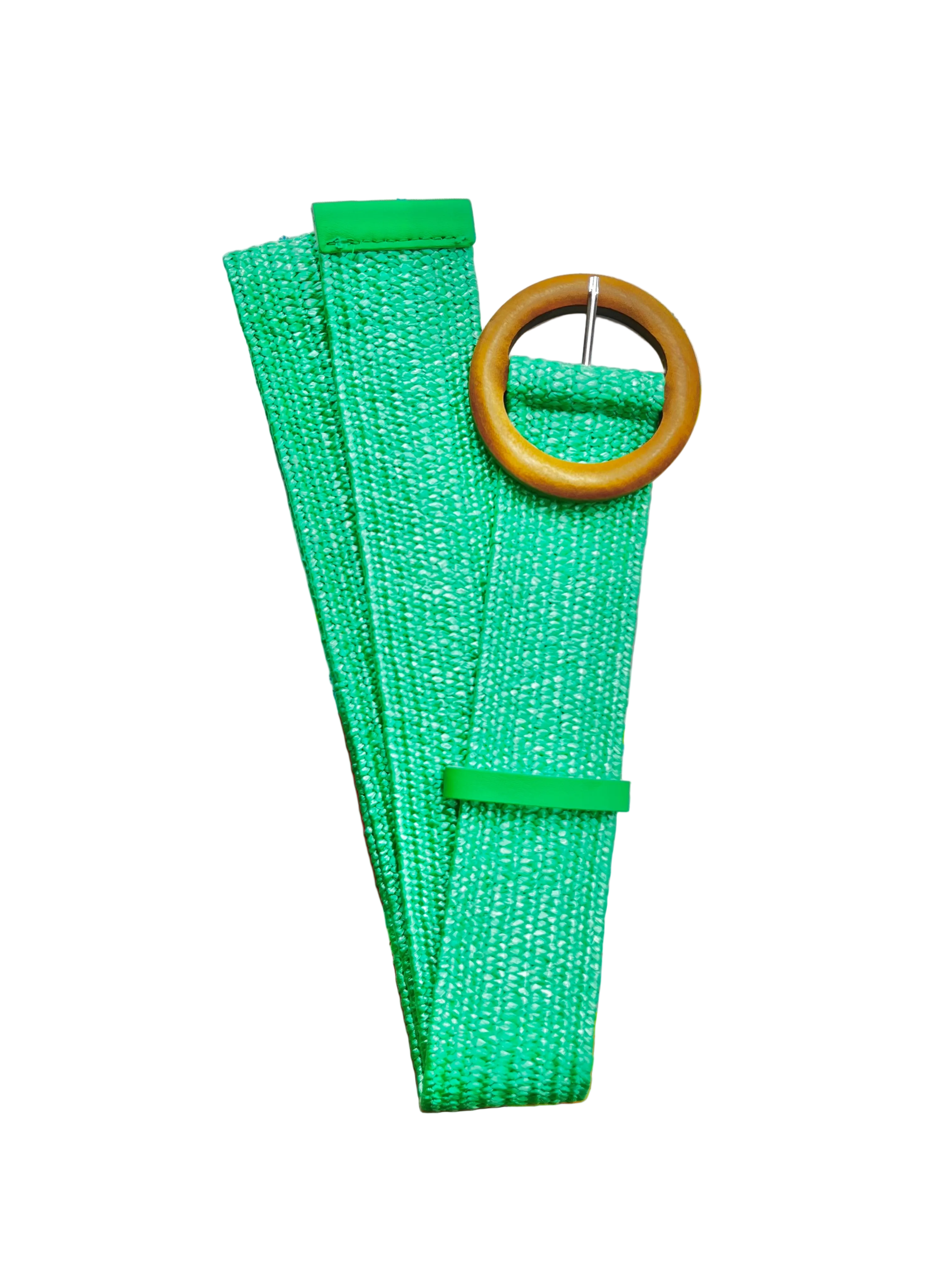Evie Stretch Belt Light Green Belts Evie Clare