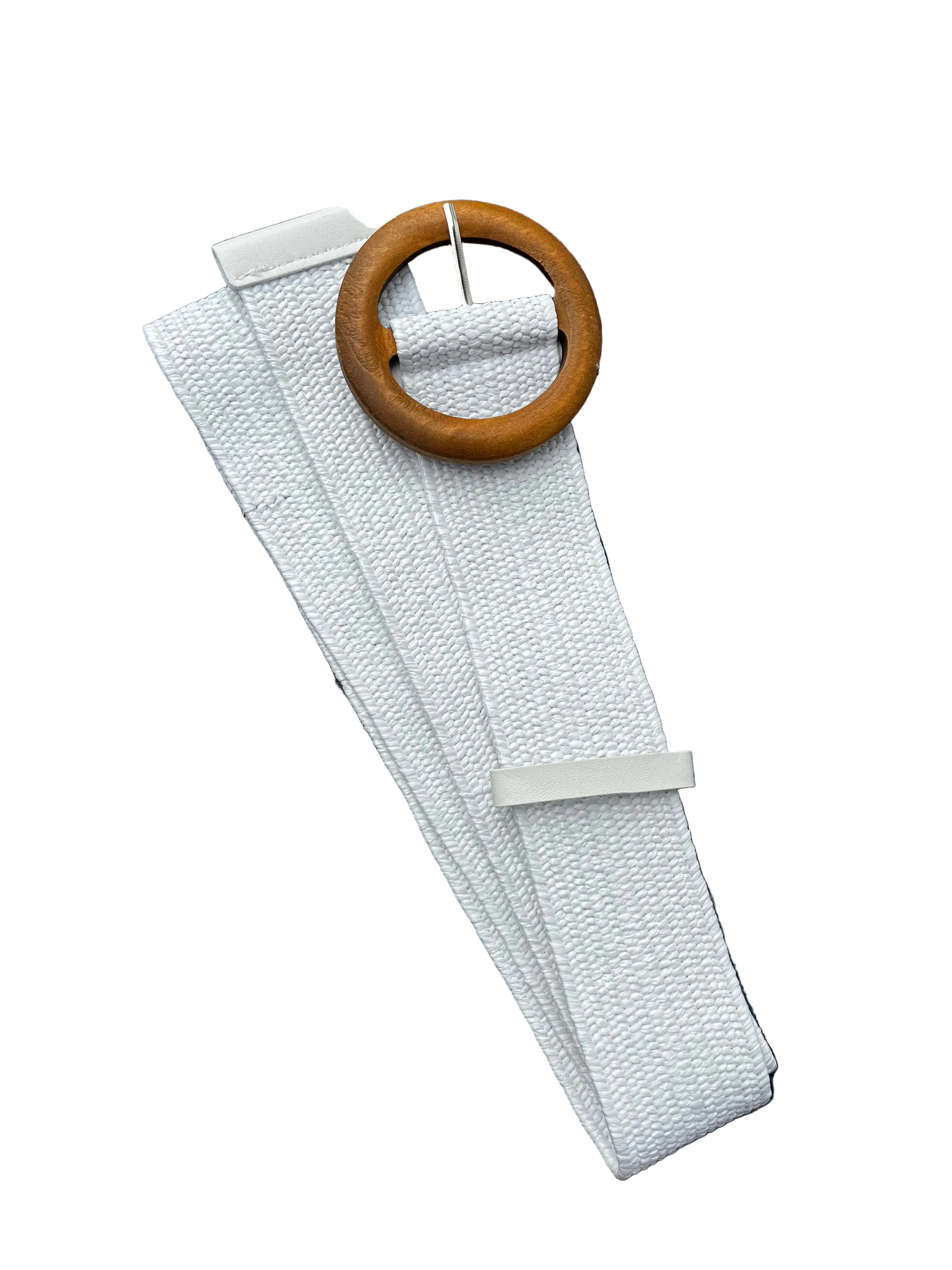 Evie Stretch Belt White Belts Evie Clare
