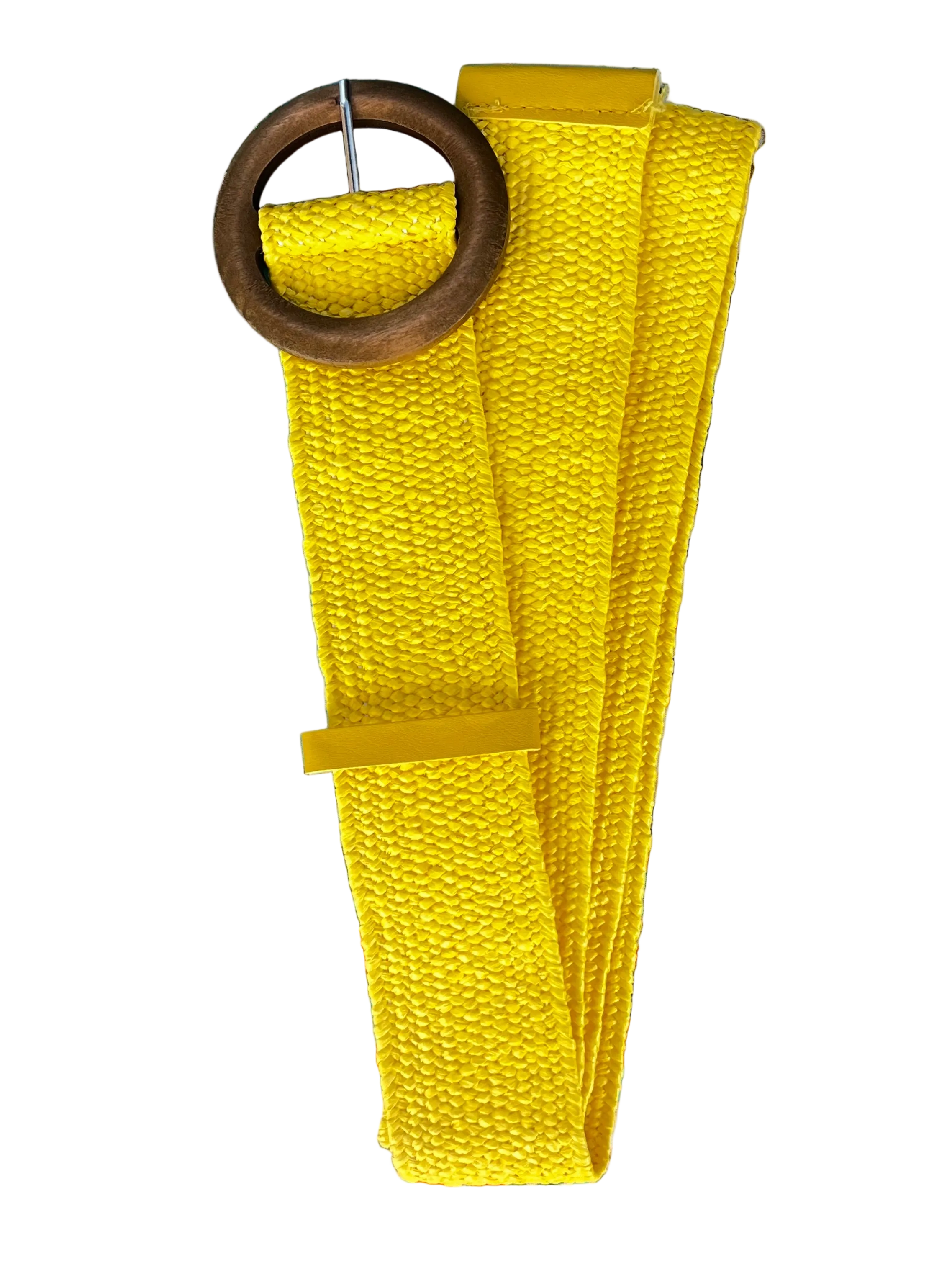 Evie Stretch Belt Yellow Belts Evie Clare