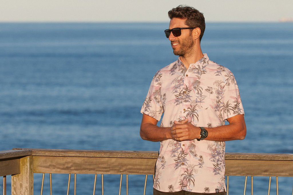 Fantasy Island Mens Short Sleeve Shirt Mens Tops Skumi