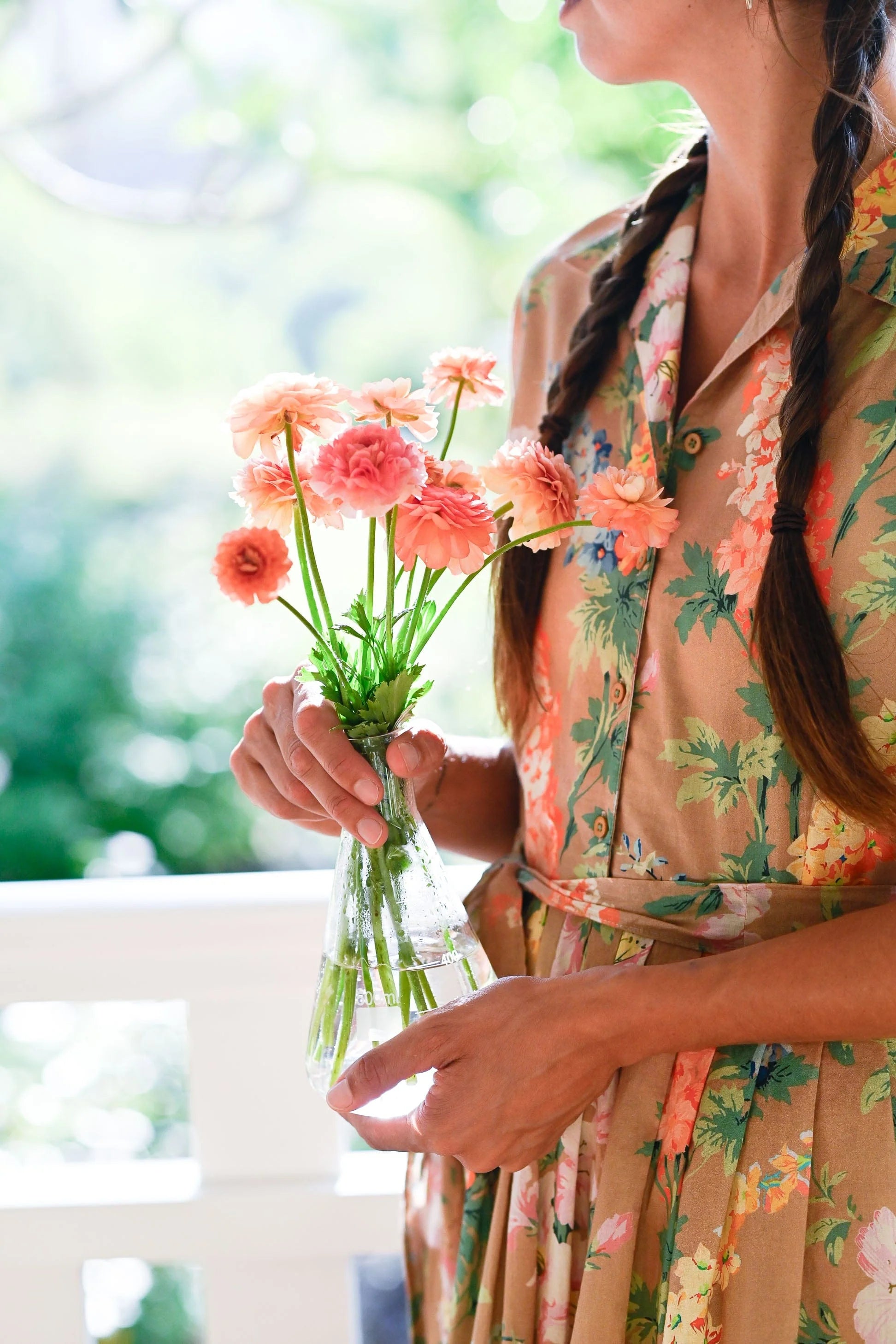 Gianna Dress in Flora Dresses Lazybones