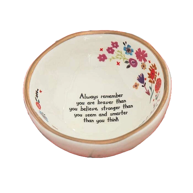 Giving Trinket Bowl You Are Braver Gifts and Accessories Natural Life