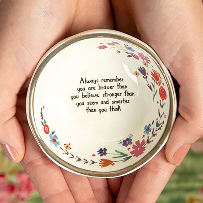 Giving Trinket Bowl You Are Braver Gifts and Accessories Natural Life