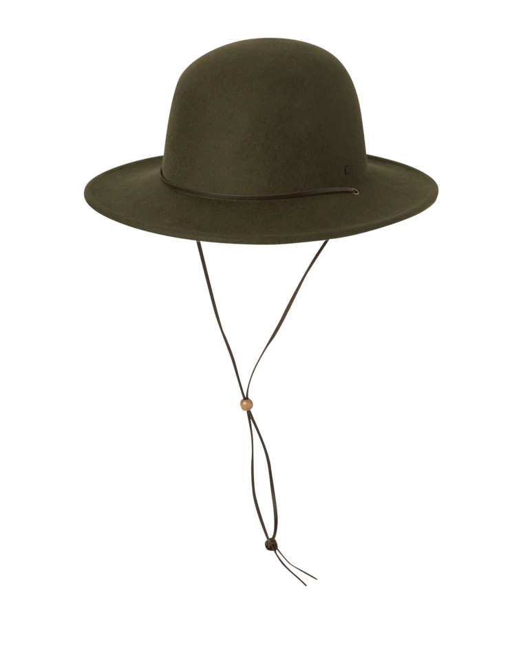 Mid Brim Fedora Rajah Black Mens Hats Kooringal