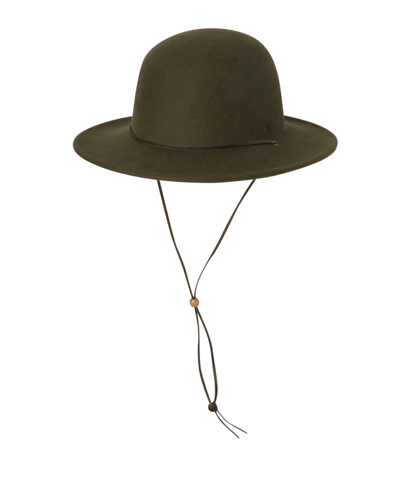 Mid Brim Fedora Rajah Black Mens Hats Kooringal