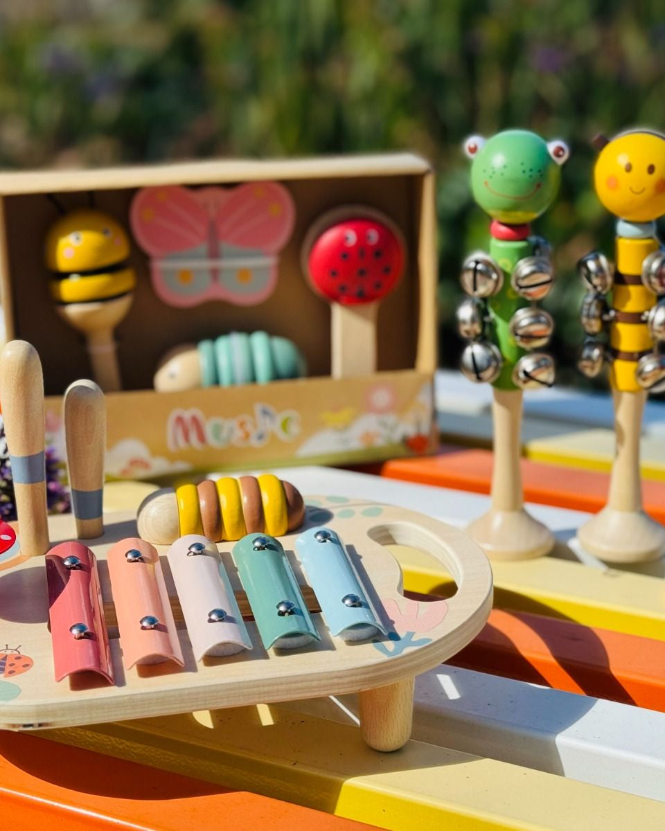 Wooden Happy Spring Music Activity Set Gifts and Accessories ToysLink