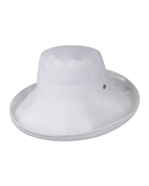 Ladies Upturn Hat Noosa White Hats & Millinery Kooringal