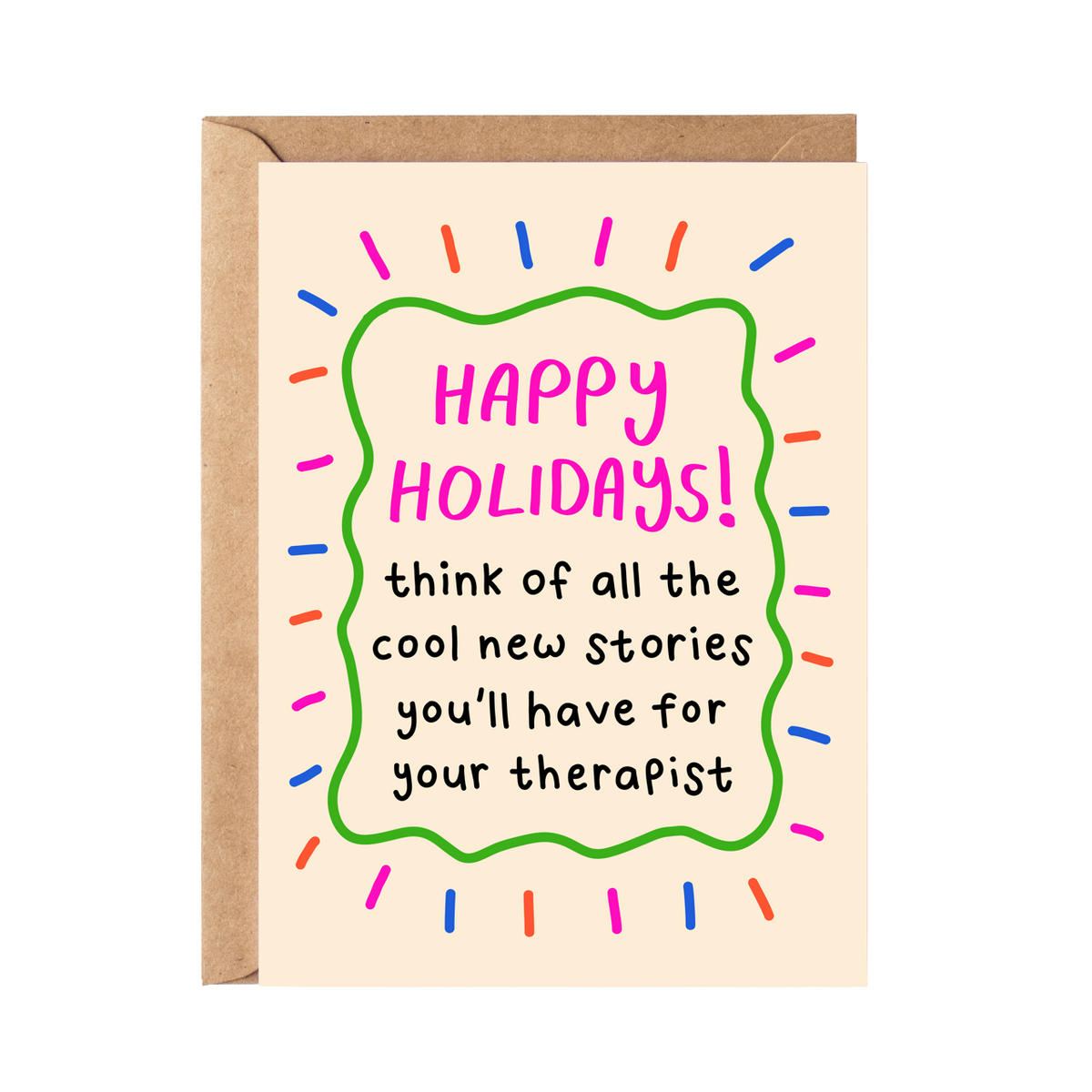 Happy Holidays Cards and Wrap Friends of Henry Paper Co