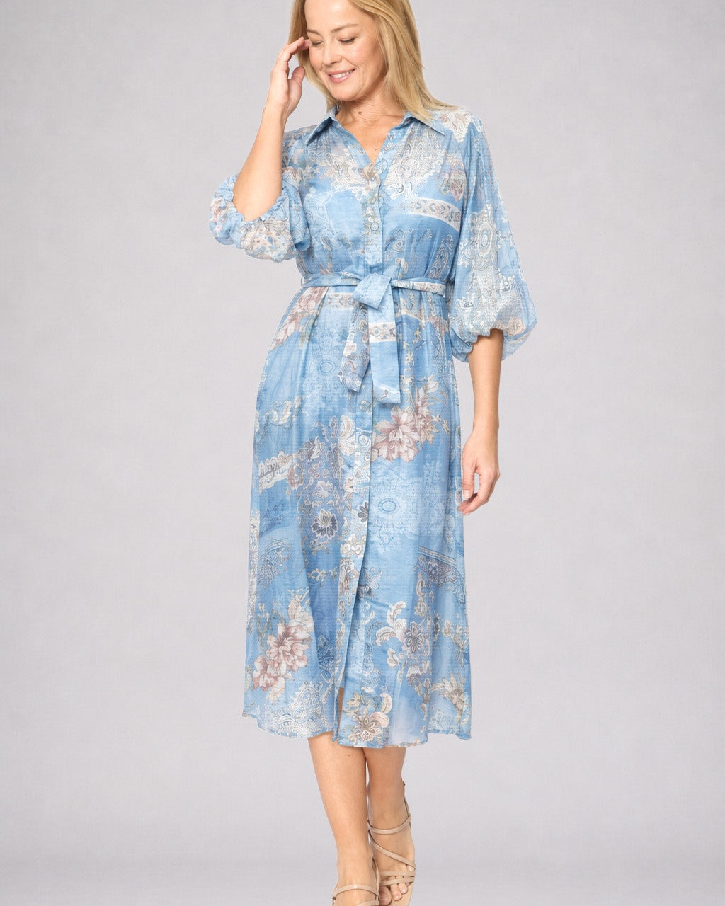 Herritage Printed Maxi Dresss Dresses La Strada