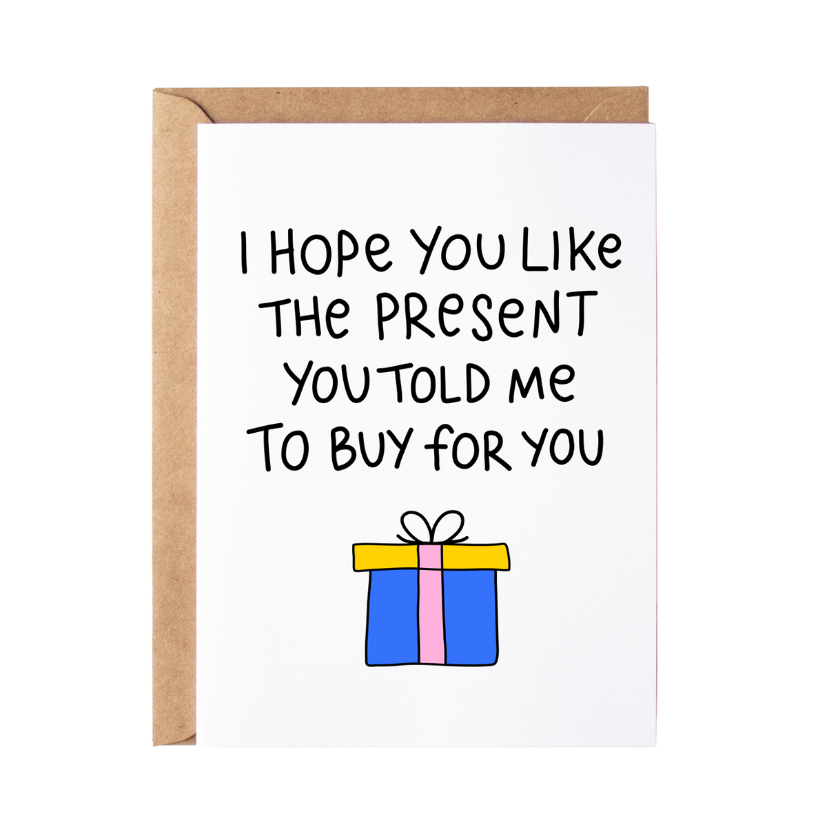 I Hope You Like The Present Cards and Wrap Friends of Henry Paper Co