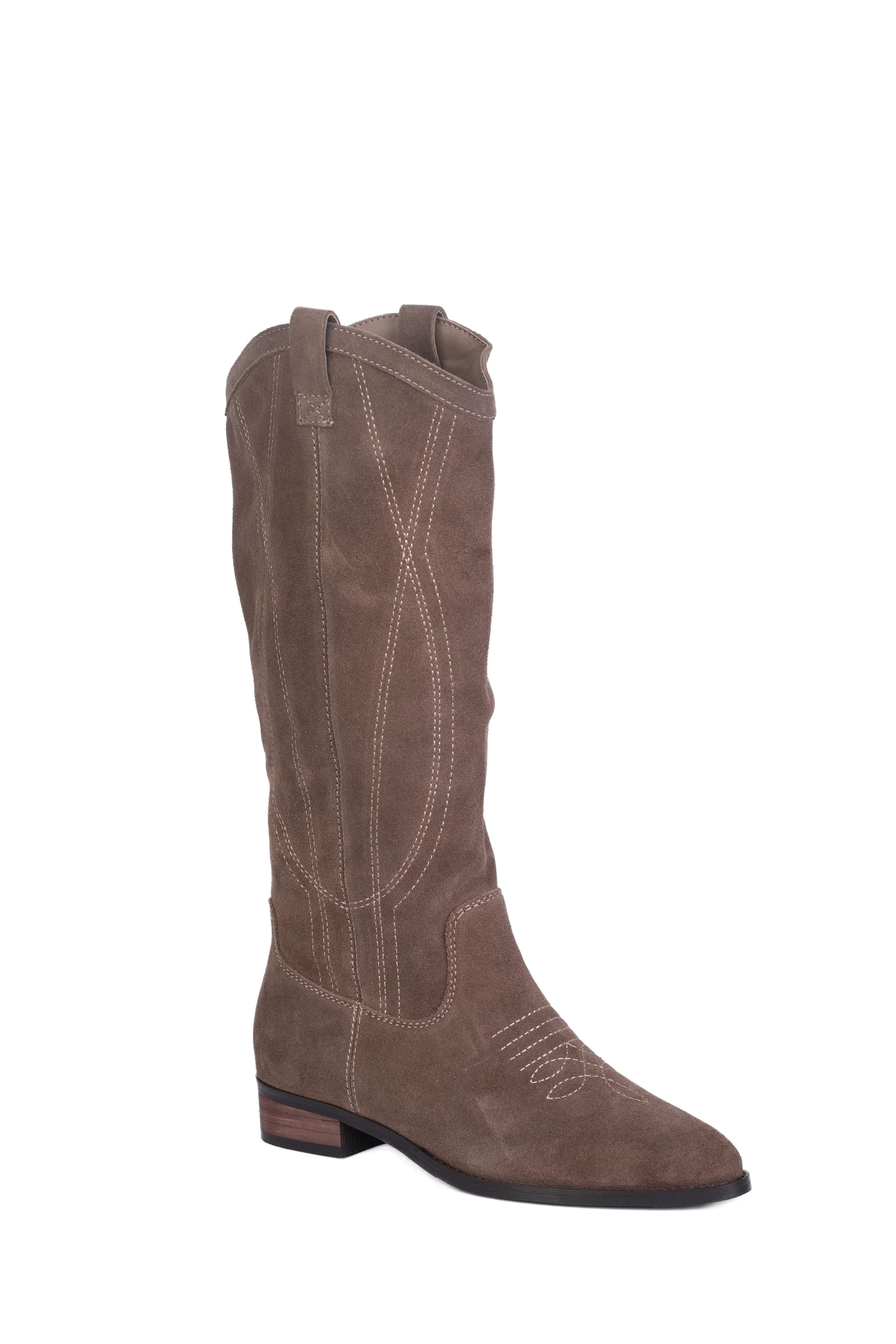 Elsa High Boots Taupe Shoes Corina 36