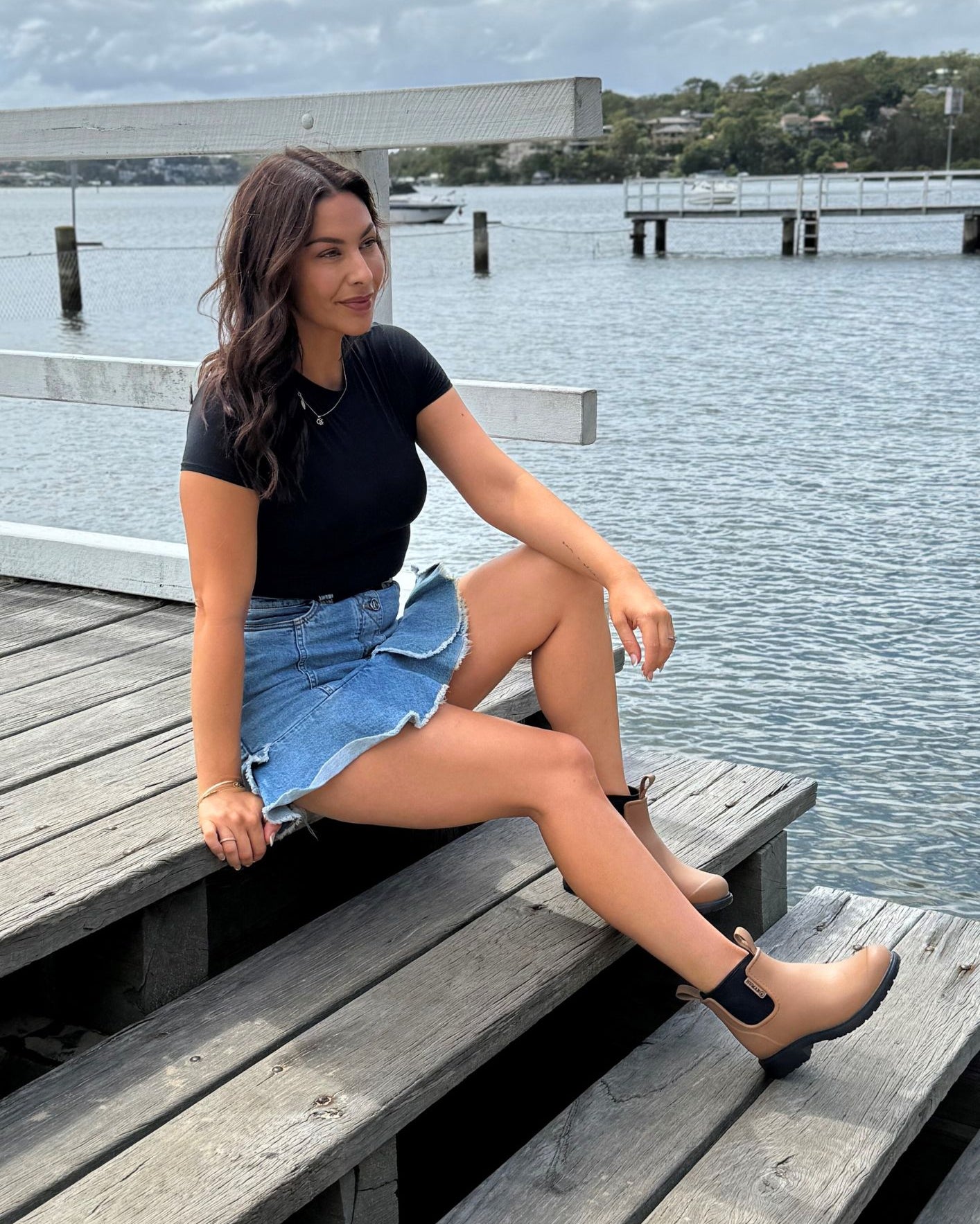 Jam Boot Tan Shoes Human Premium