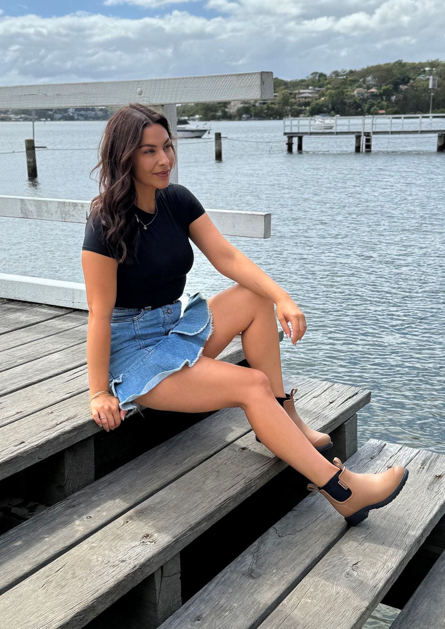 Jam Boot Tan Shoes Human Premium