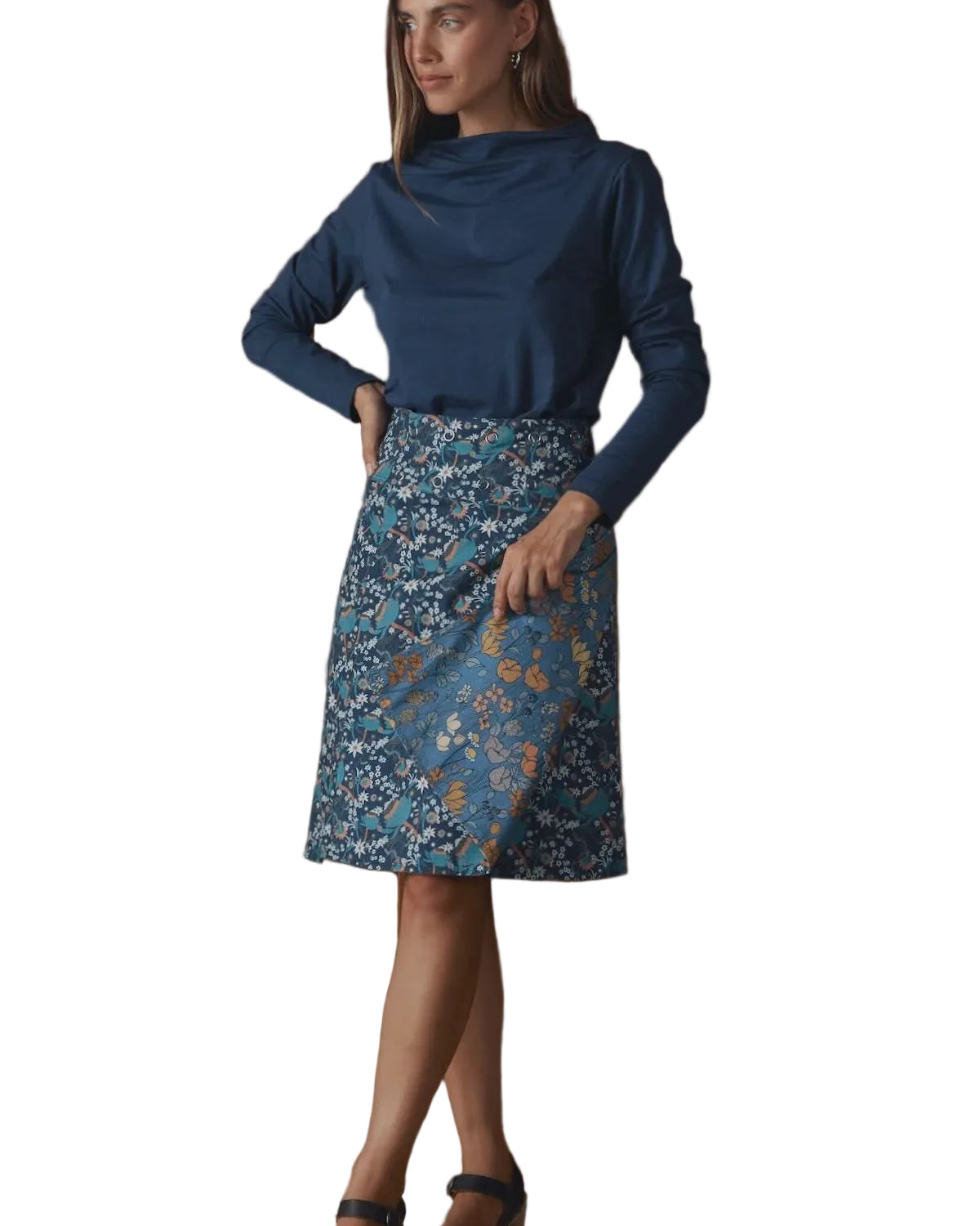 Jaya Reversible Skirt - Waratah & Flora Skirts MahaShe One Size