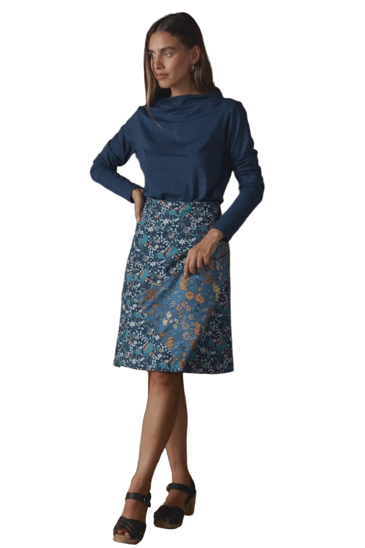 Jaya Reversible Skirt - Waratah & Flora Skirts MahaShe One Size