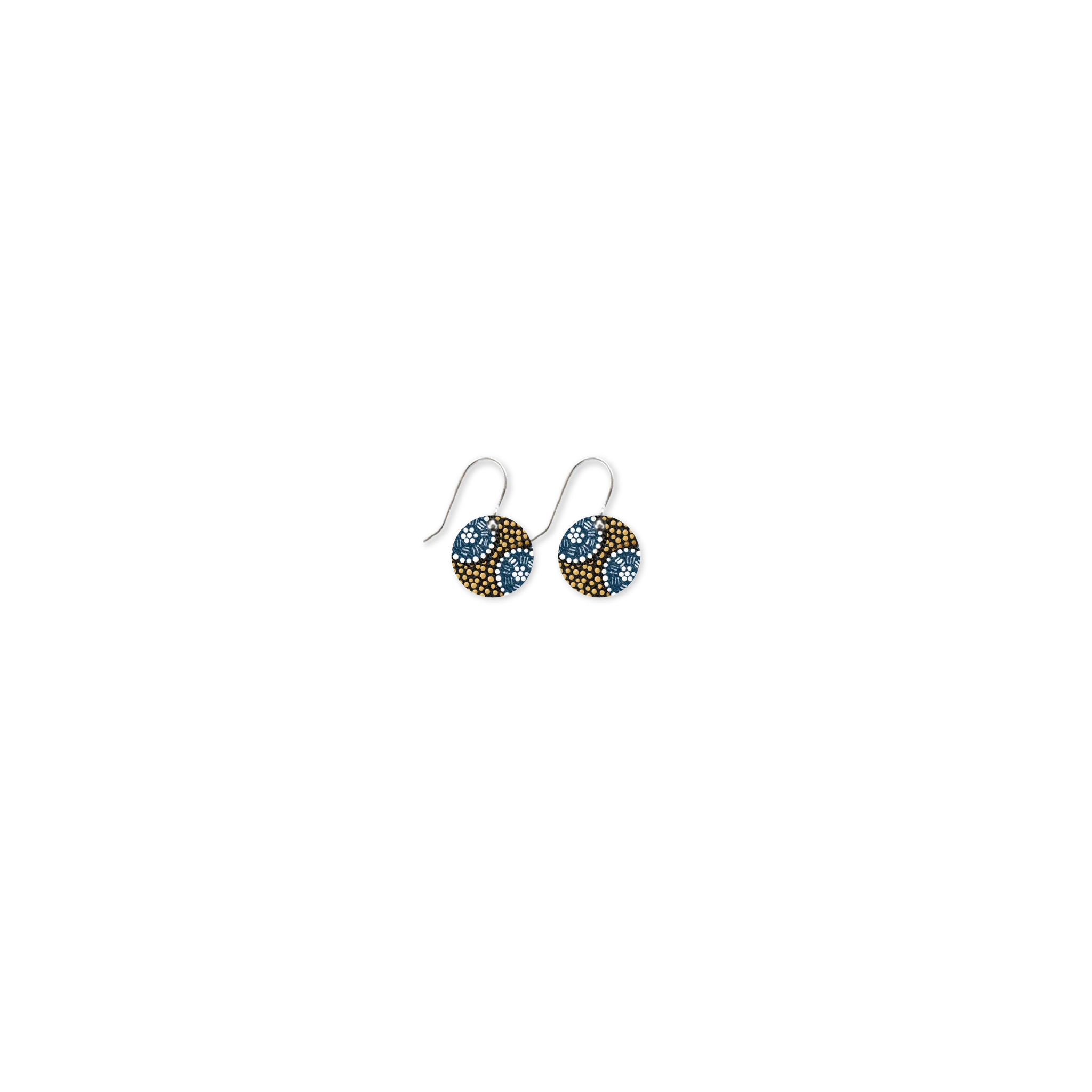 Jellurgal Paroo Small Circle Drop Earring Earrings Moe Moe