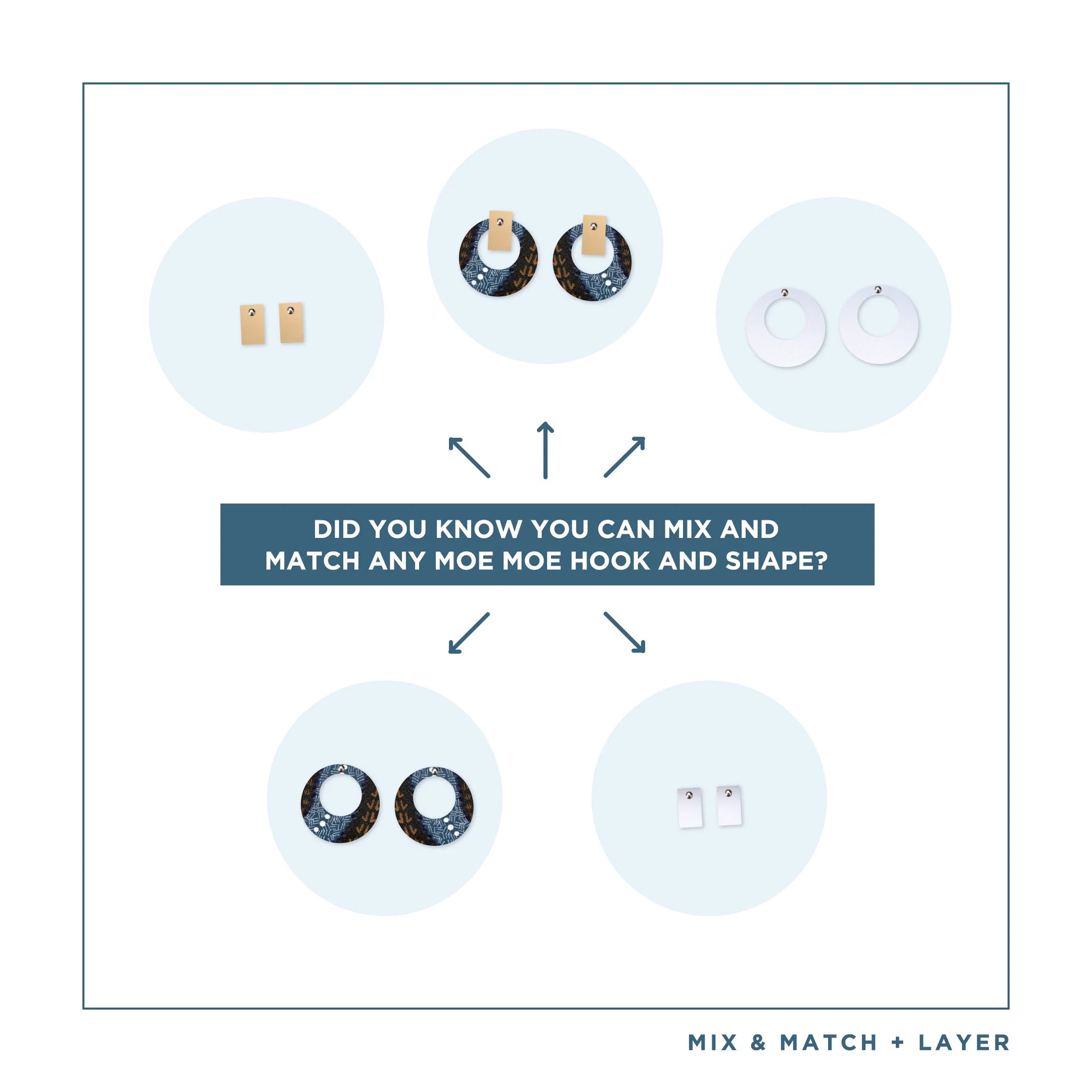 Jellurgal Paroo Small Retro Stud Earring Earrings Moe Moe