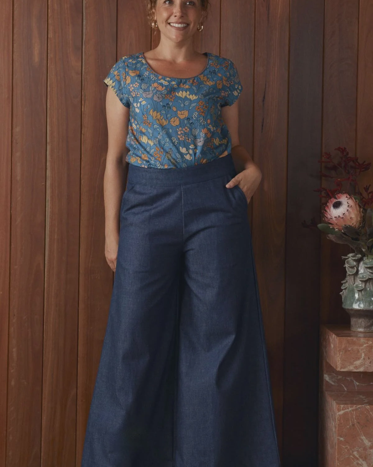 Jemma Trouser Denim Bottoms MahaShe S(8)