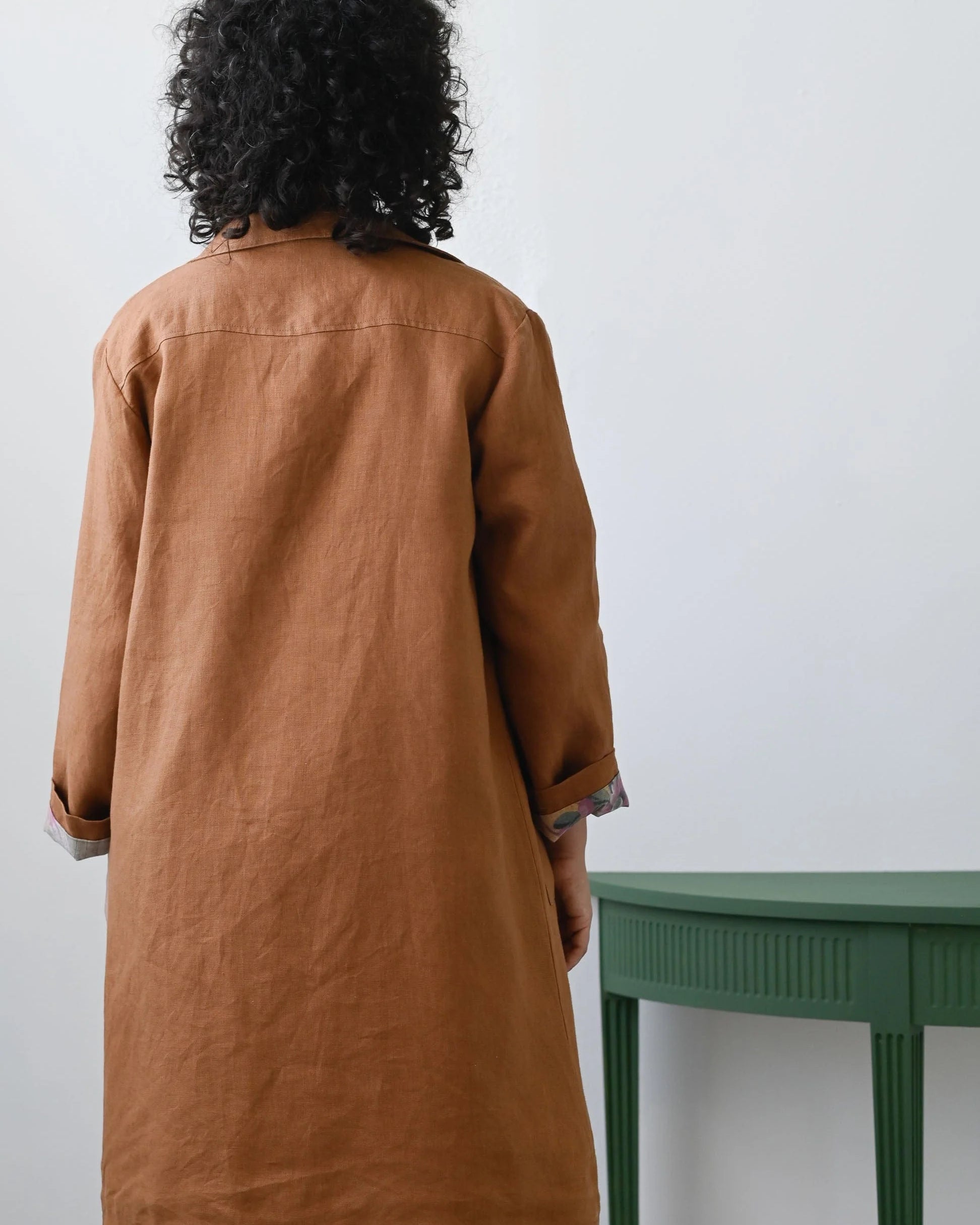 Jenna Jacket Tan Linen Jackets Lazybones