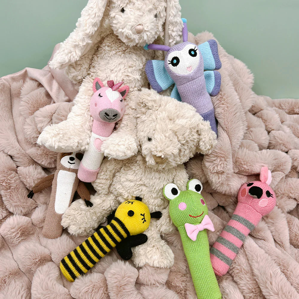 Hand Rattle Knit Unicorn Gifts and Accessories Annabel Trends
