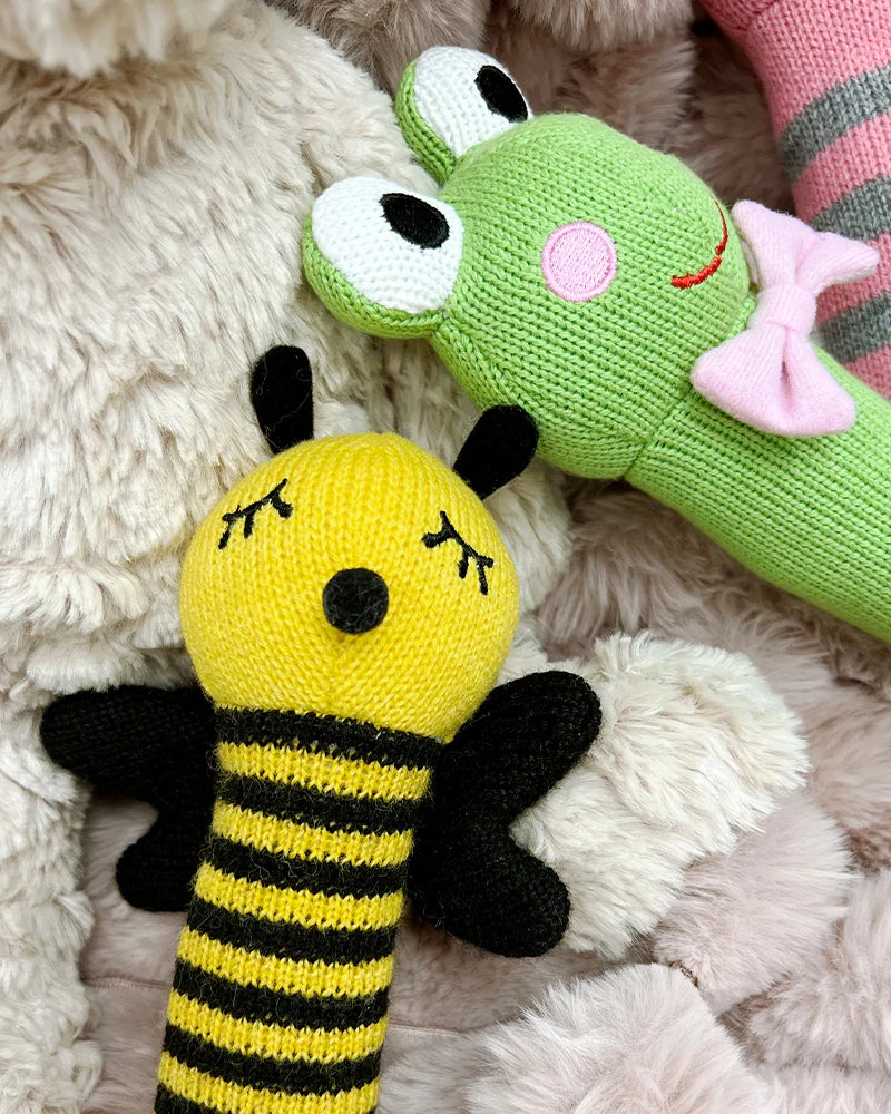 Hand Rattle Knit Frog Gifts and Accessories Annabel Trends