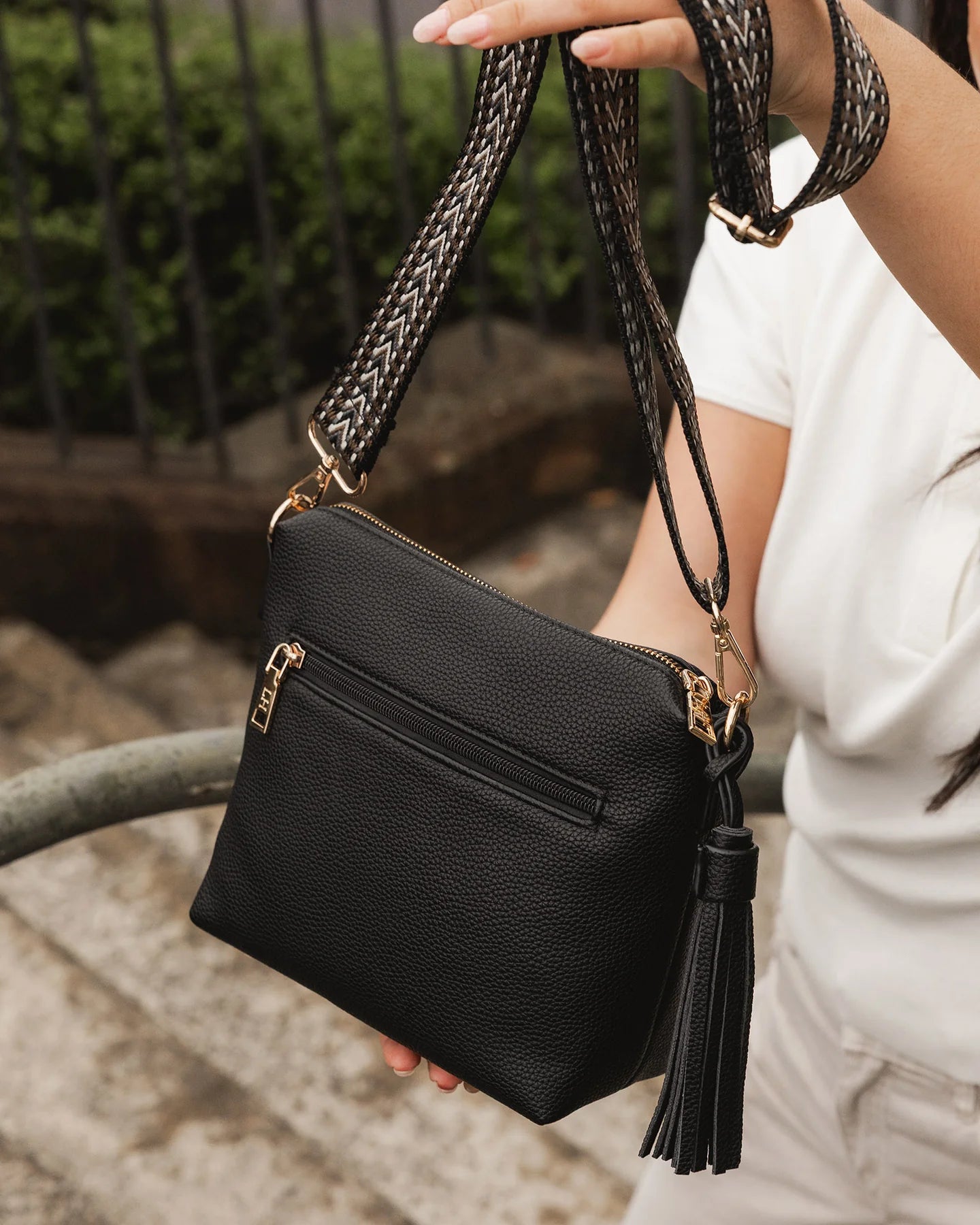 Kasey Crossbody Bag - Black - Global Free Style