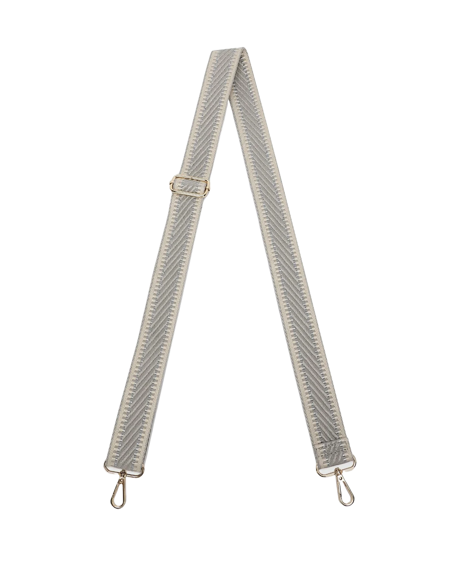 Kiki Webbing Bag Strap Light Grey Bags and Purses Louenhide