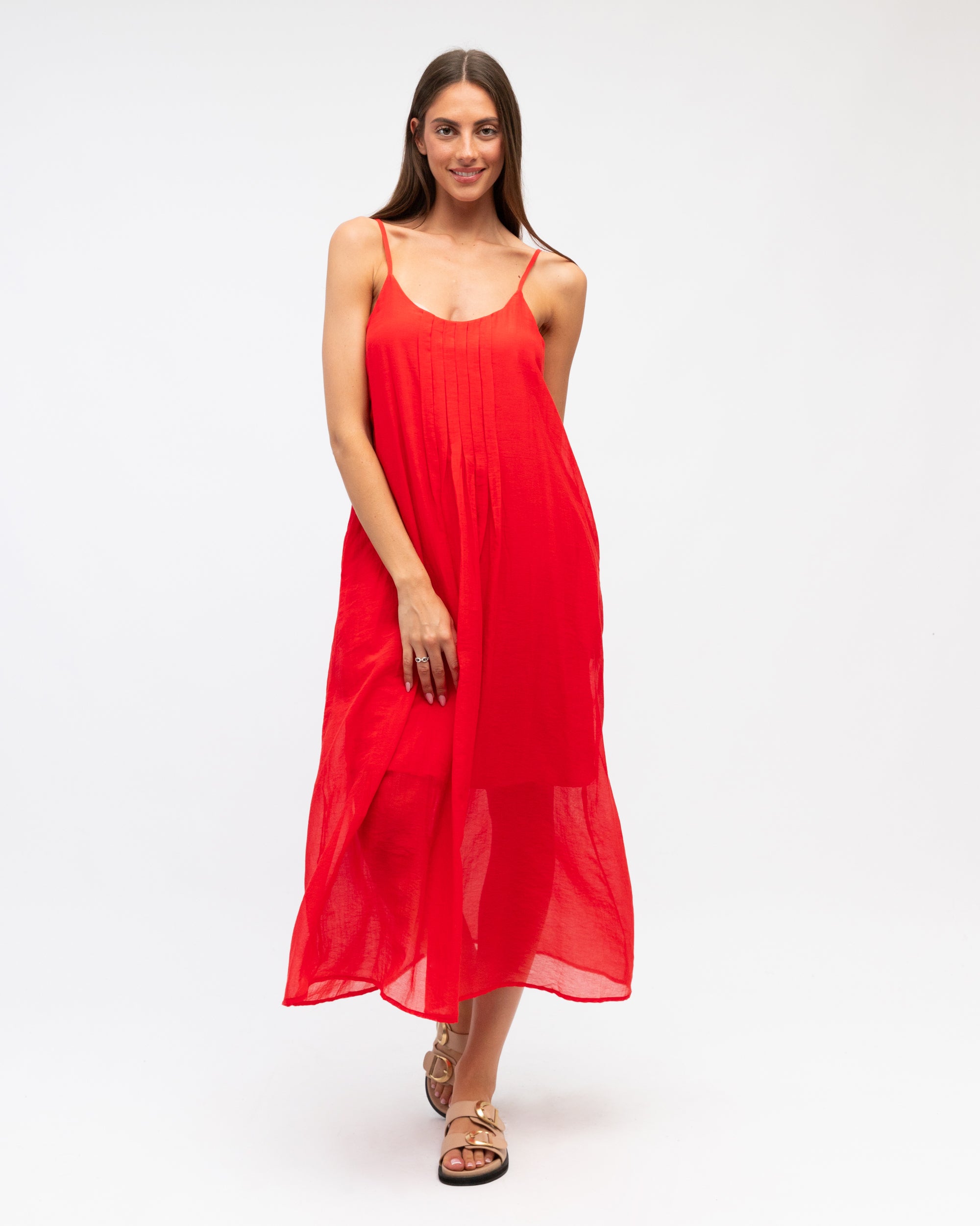 Lara Dress Red Dresses Label of Love