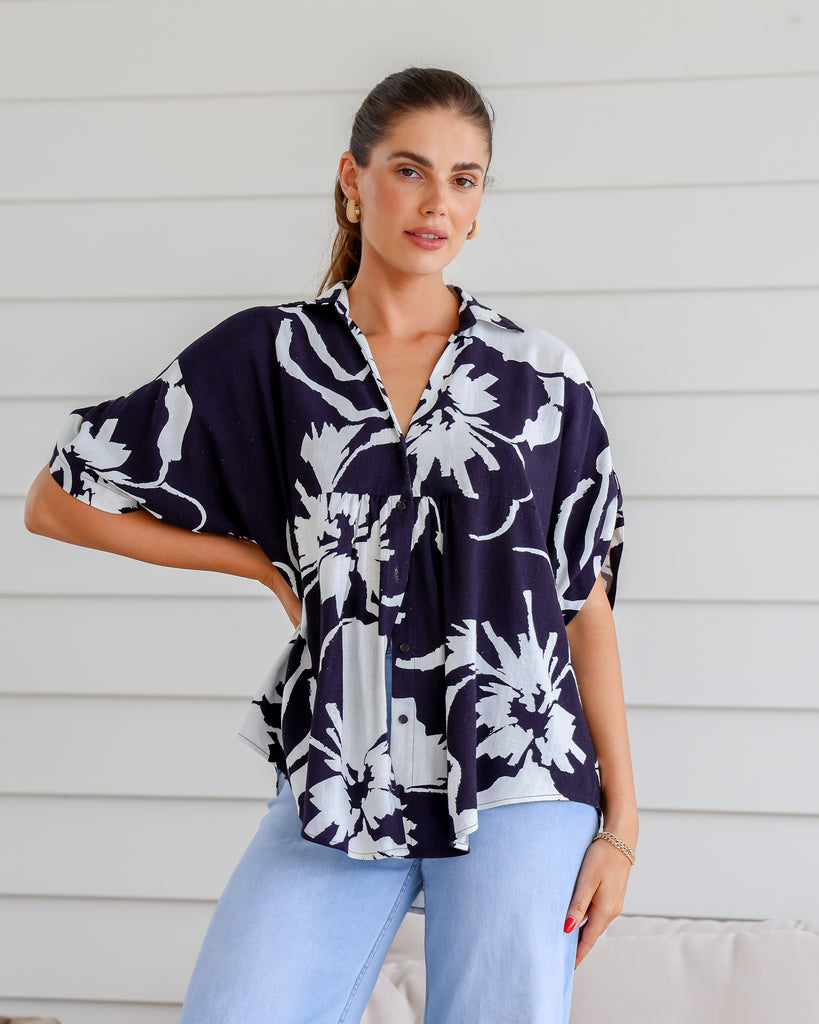 Melody Top Navy - Global Free Style