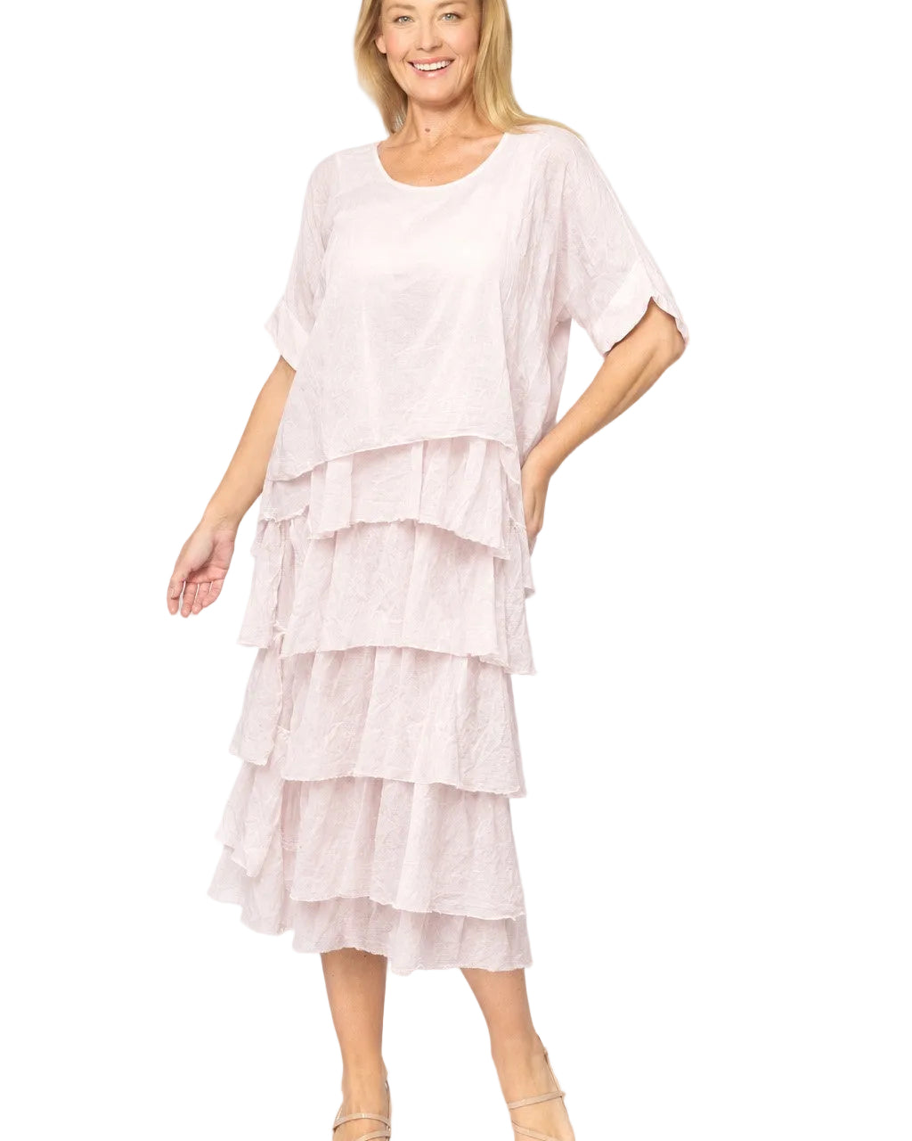 Multi Layers Dress Pink Dresses La Strada S(8)