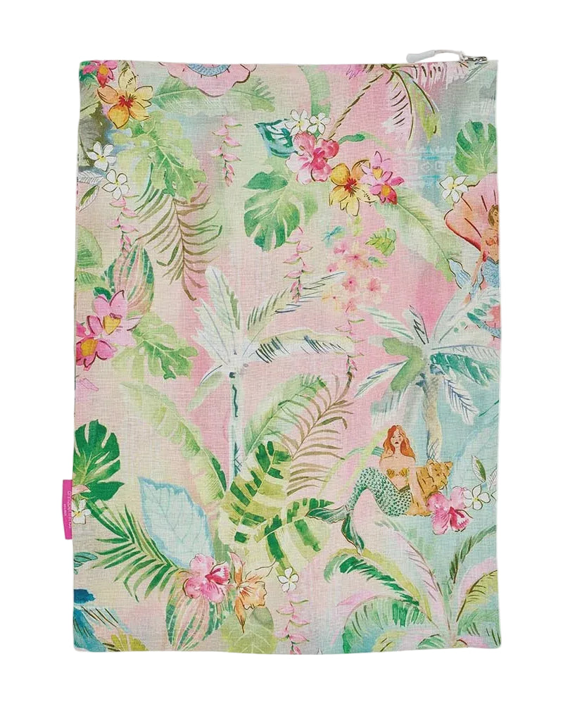 Laundry Bag Linen Cotton Tiki Island Gifts and Accessories Annabel Trends