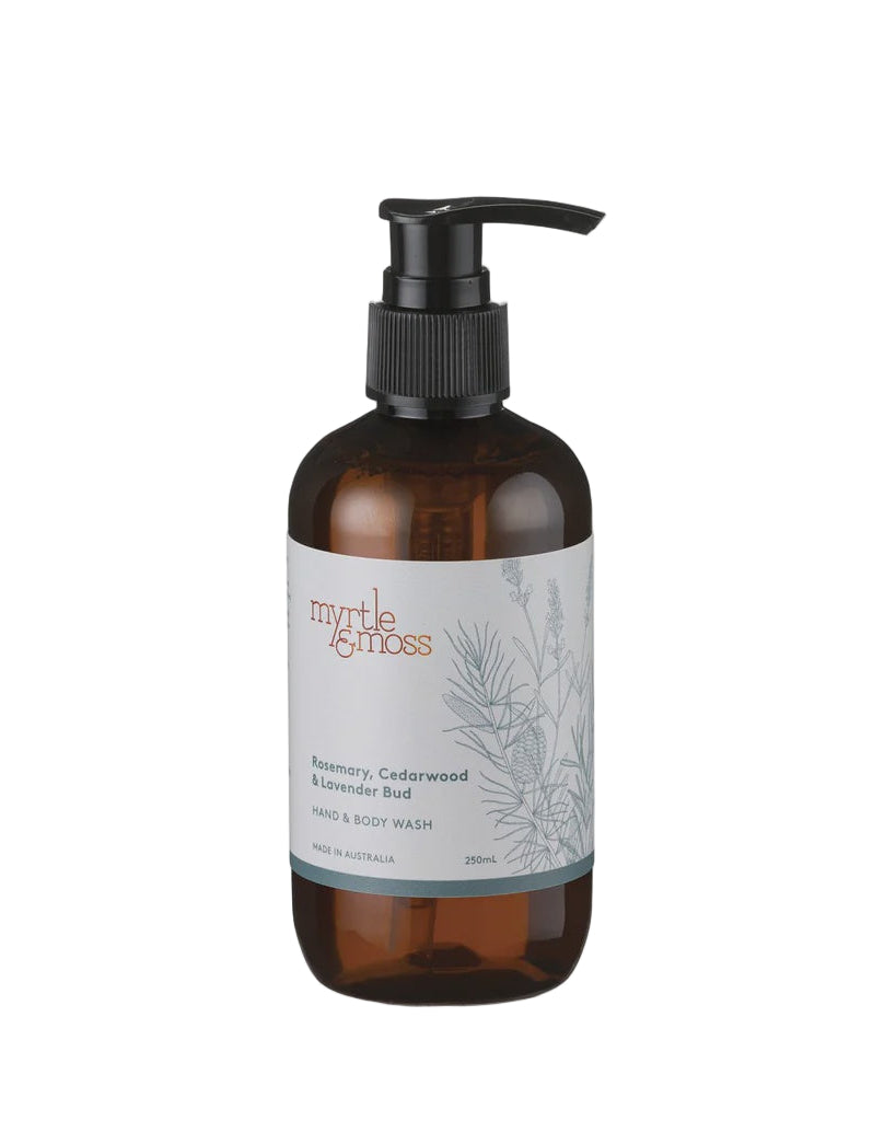 Hand & Body Wash 250mL Rosemary, Cedarwood & Lavender... Body Myrtle & Moss