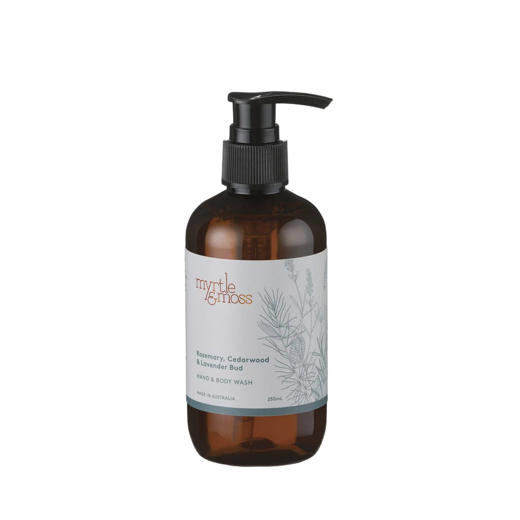 Hand & Body Wash 250mL Rosemary, Cedarwood & Lavender... Body Myrtle & Moss