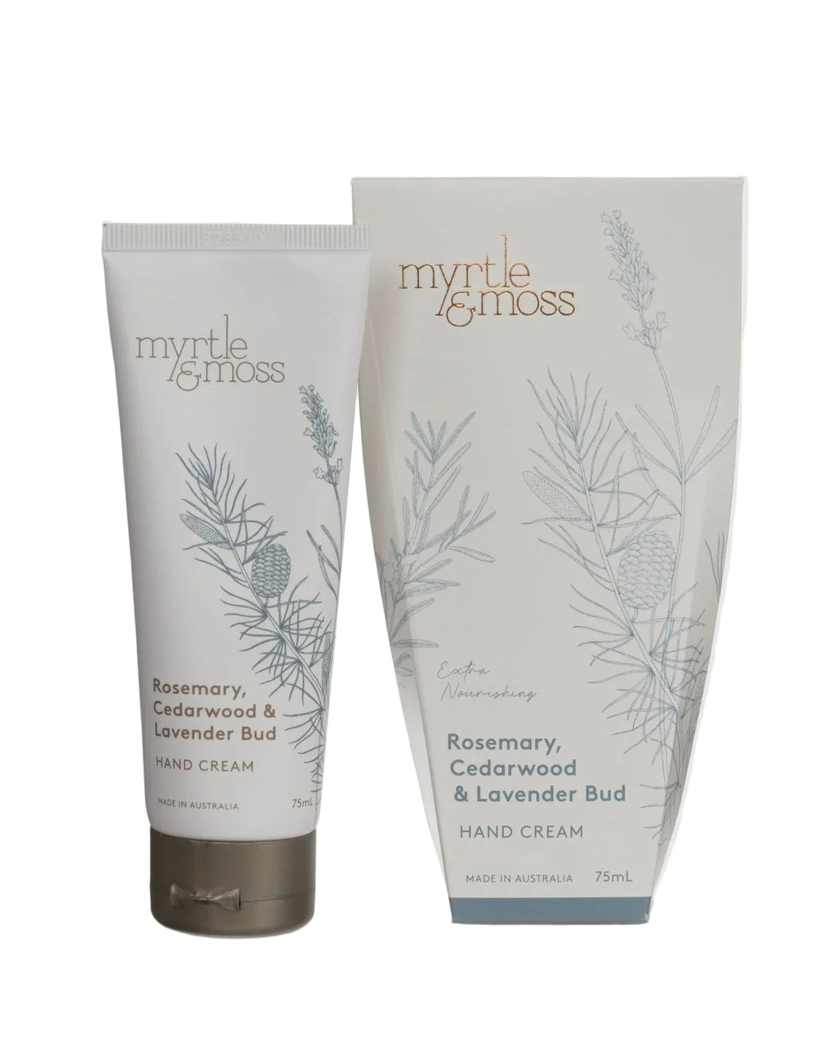 Mini Hand Cream Lavender Bud, Rosemary and Cedarwood Body Myrtle & Moss