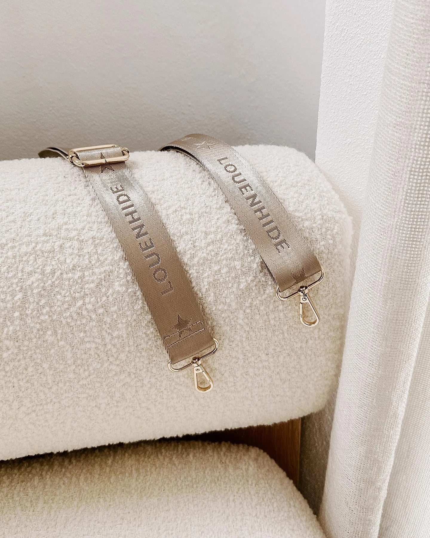 Logo Bag Strap Natural Bags and Purses Louenhide