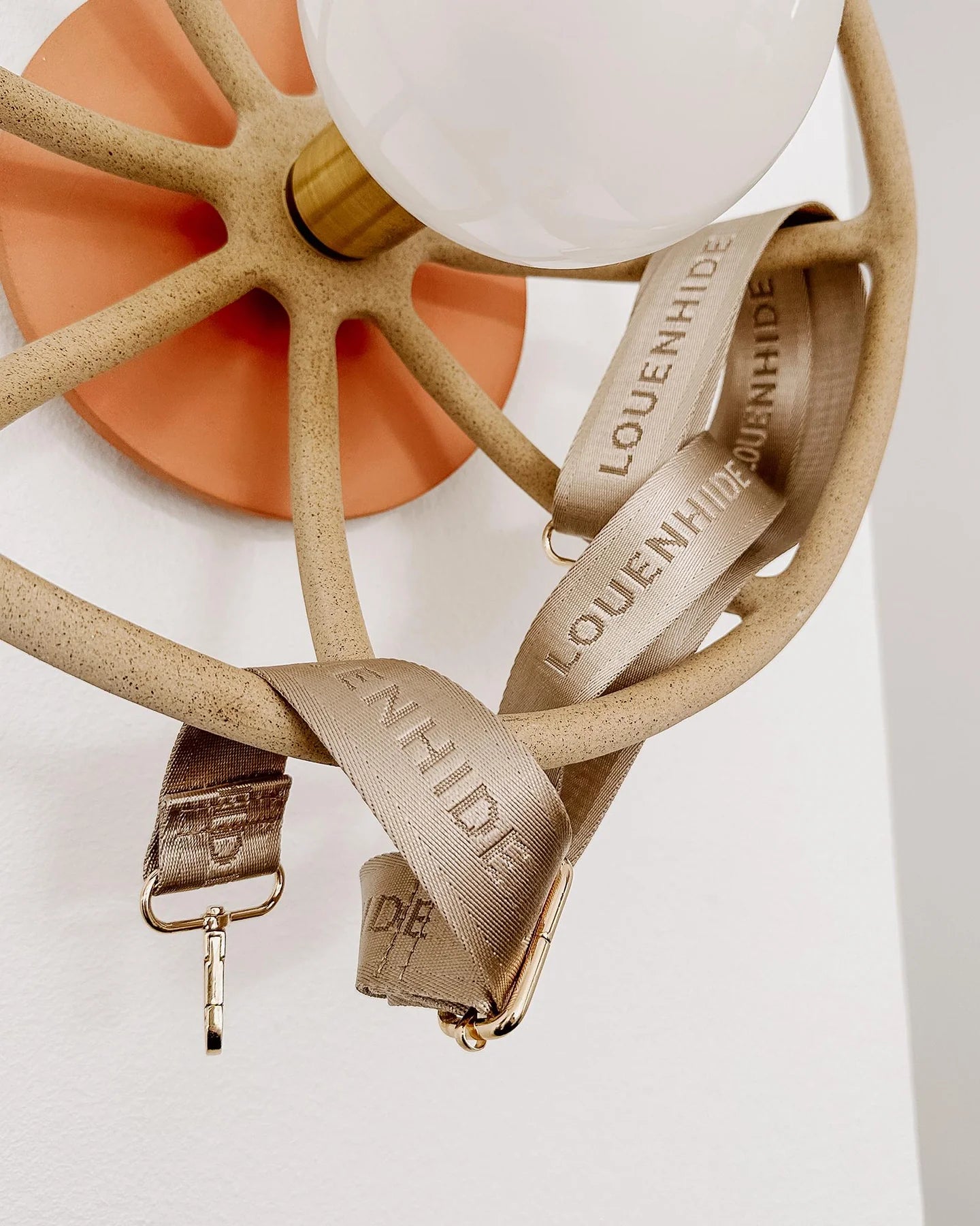 Logo Bag Strap Natural Bags and Purses Louenhide