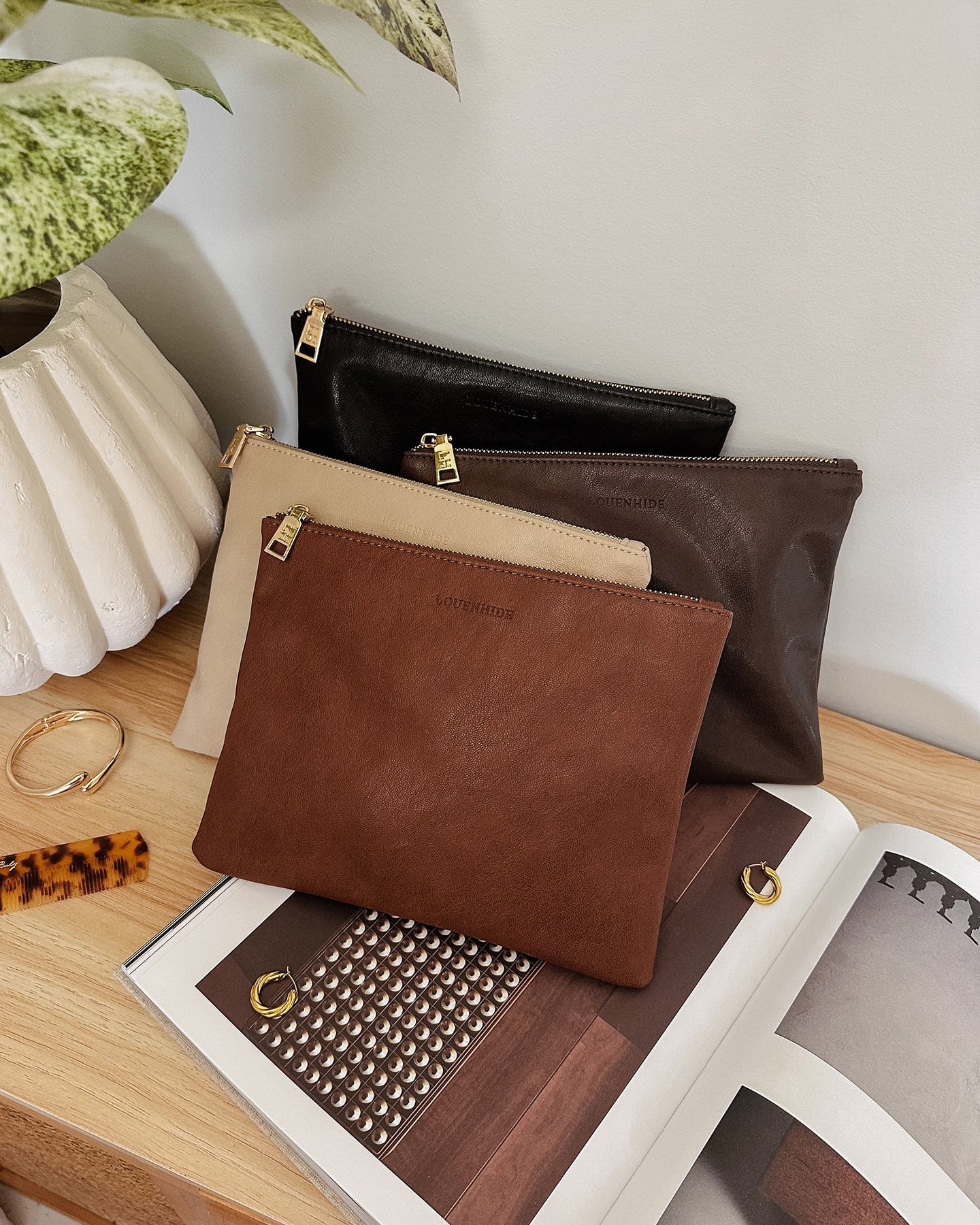 Louie Pouch - Saddle Black - Global Free Style