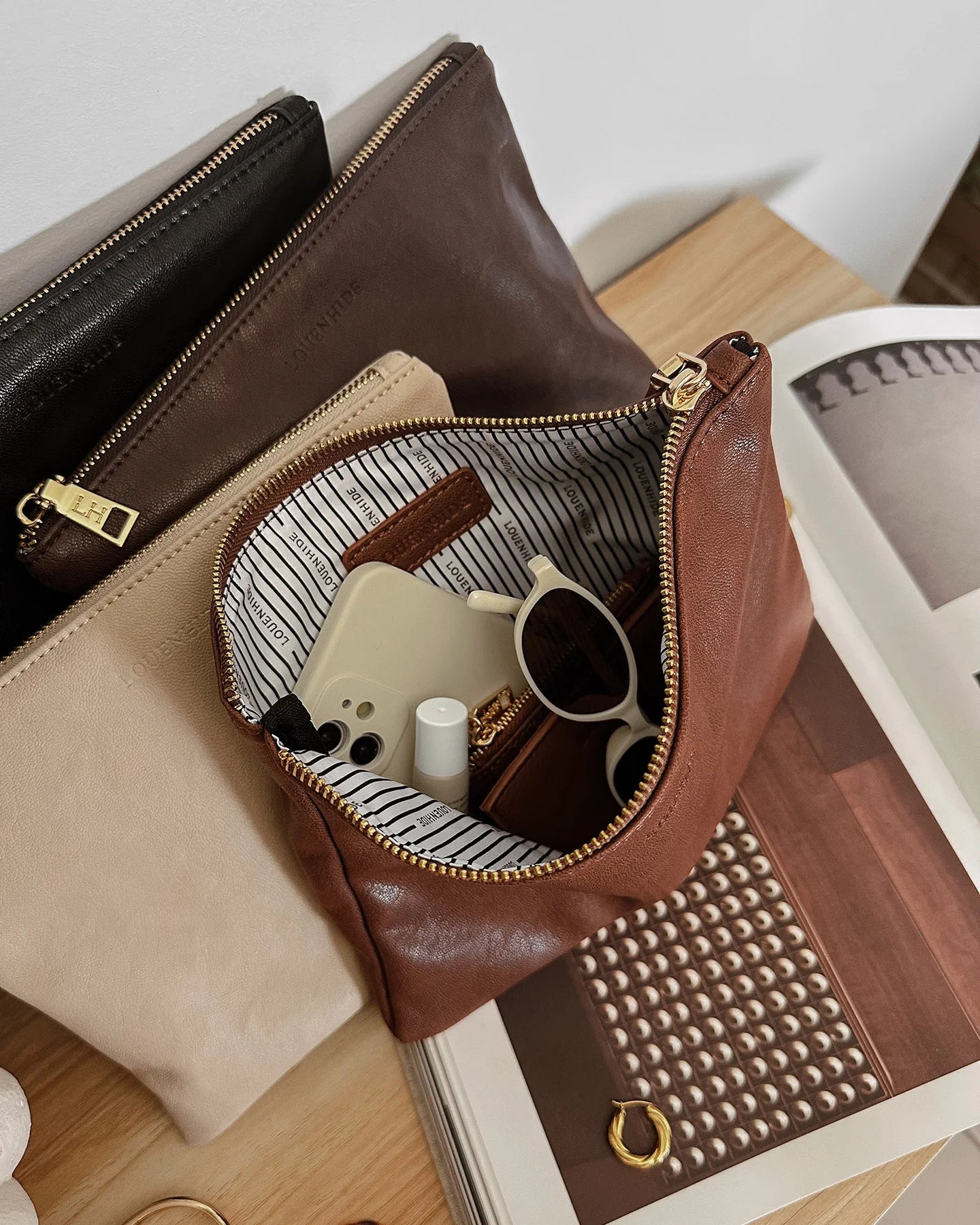 Louie Pouch - Saddle Black - Global Free Style