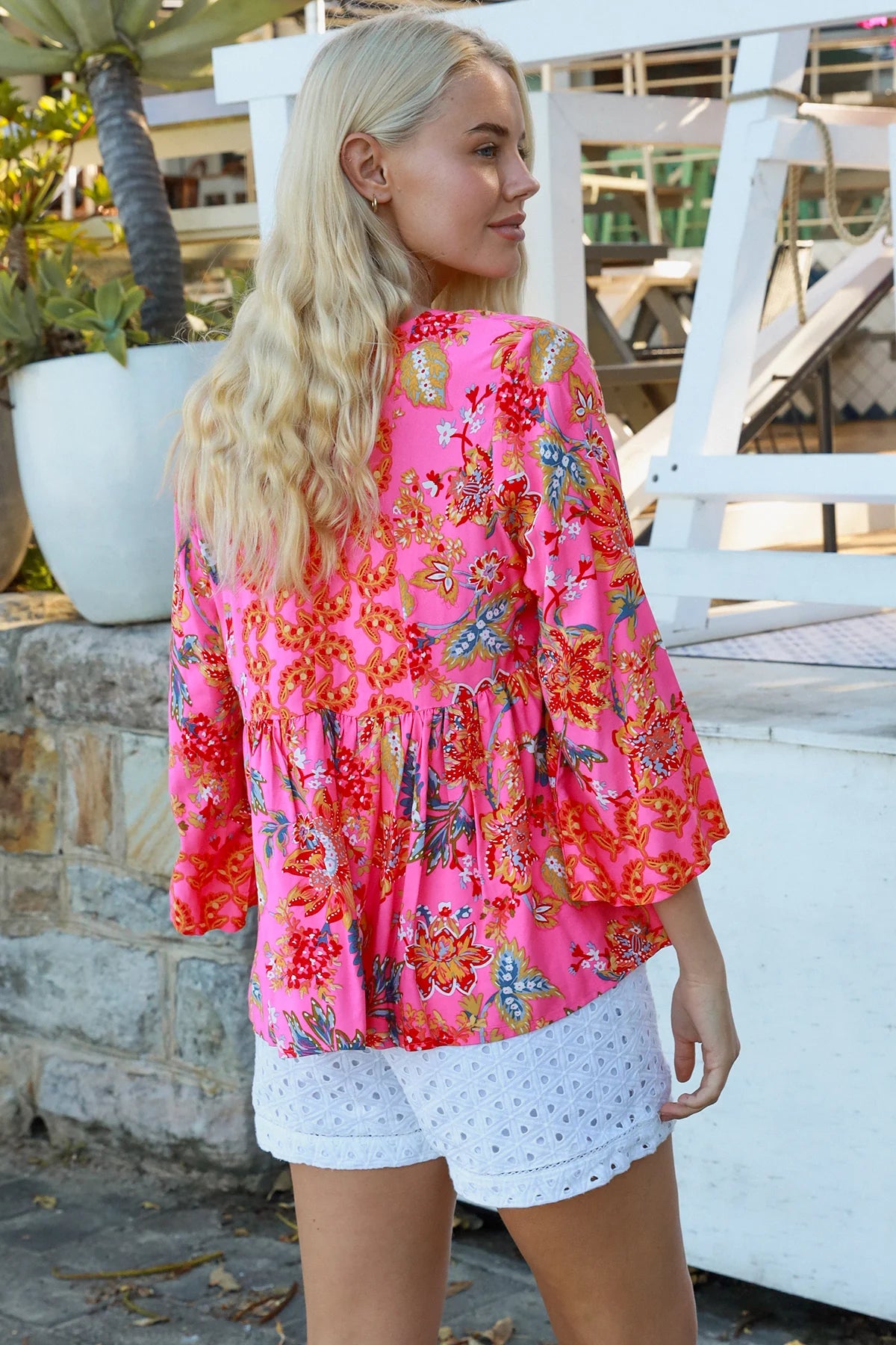 Beverly V-Neck Top Tops DreamCatcher