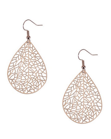 Filigree TDrop Earrings Earrings Sun Accessories