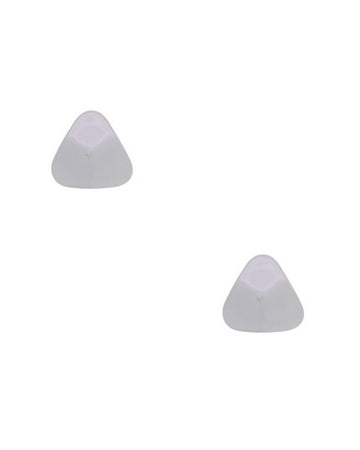 Triangle Geo Earrings White Earrings Sun Accessories