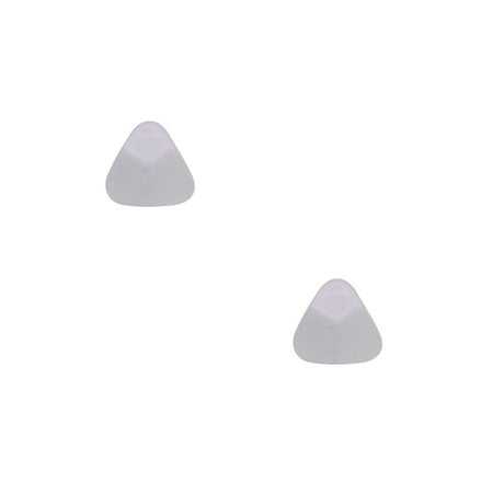 Triangle Geo Earrings White Earrings Sun Accessories