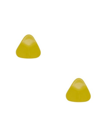 Triangle Geo Earrings Yellow Earrings Sun Accessories