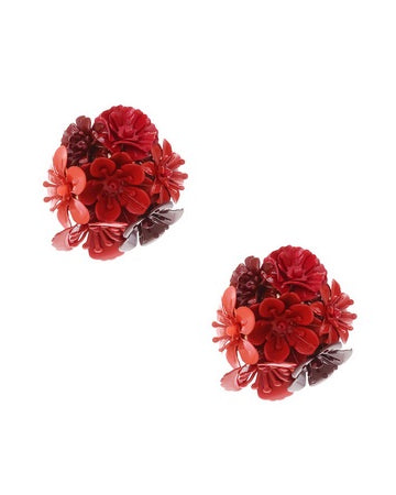 Cluster Flower Ball Earrings Earrings Sun Accessories