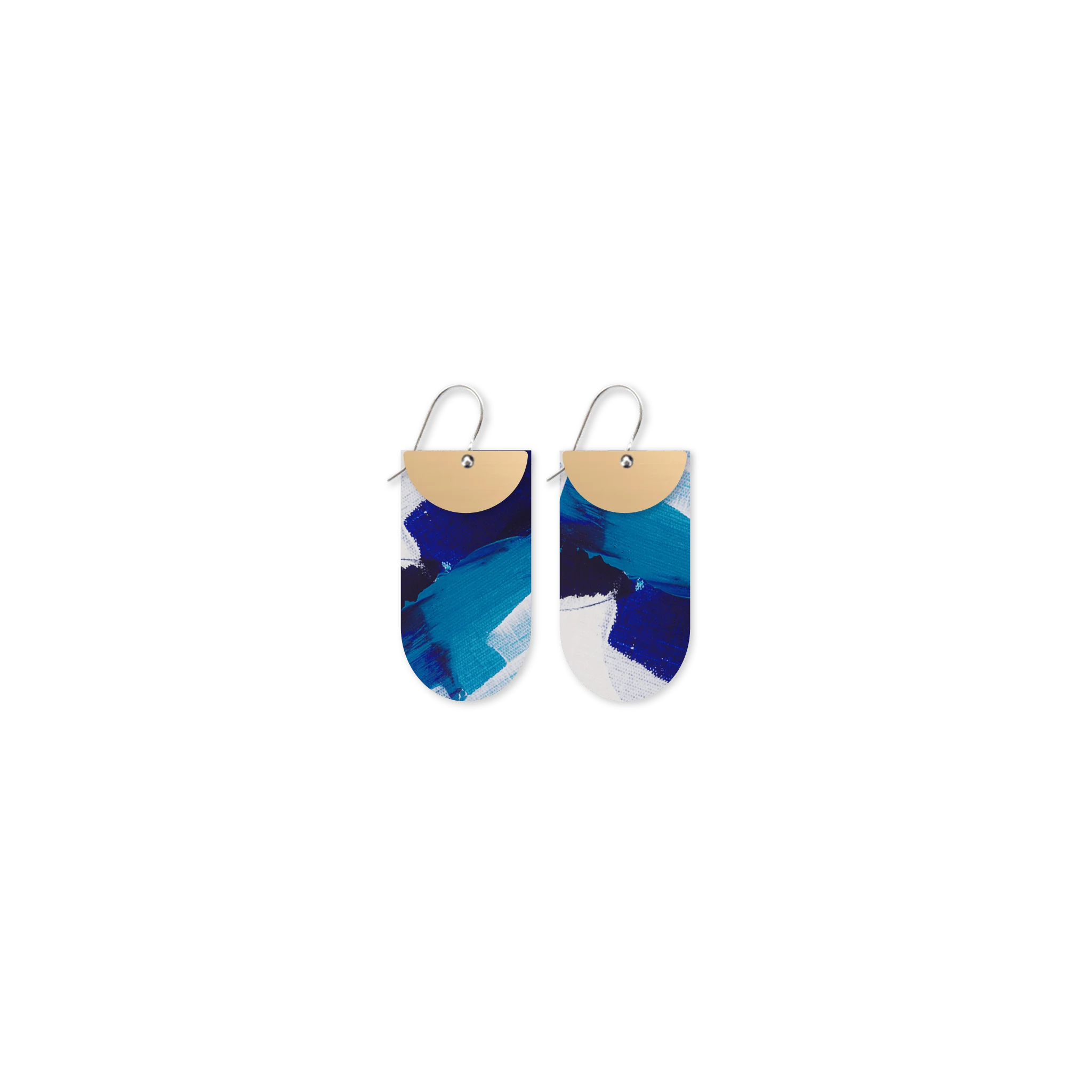 Maggi McDonald Enid Layered Tab Drop Earrings Earrings Moe Moe