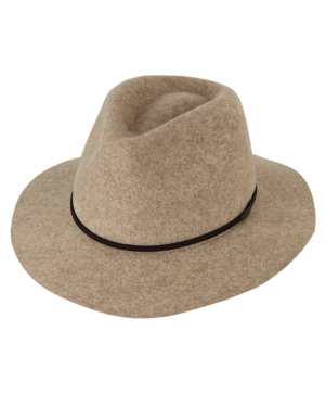 Mid Brim Fedora Rajah Natural Marle Mens Hats Kooringal S(56cm)