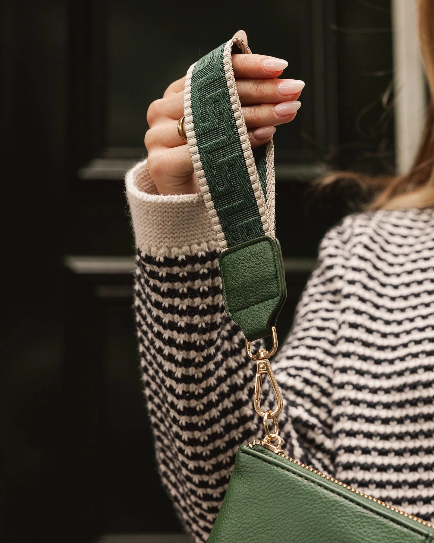 Mimi Clutch - Forest Green - Global Free Style