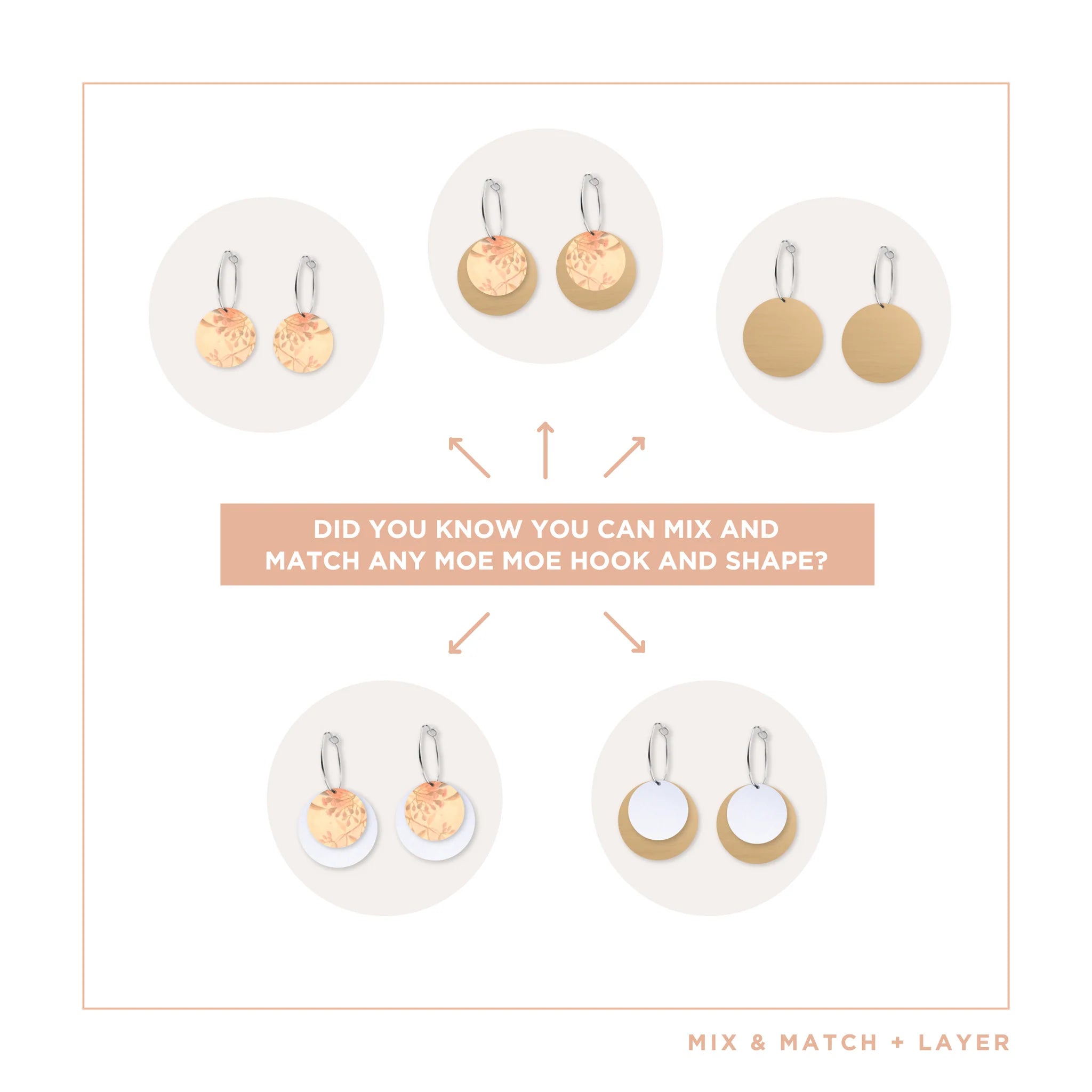 Misty Ellis Rowan Layered Circle Hoop Earring Earrings Moe Moe